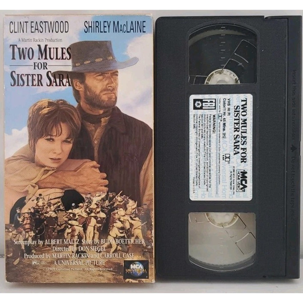 Two Mules for Sister Sara (VHS)