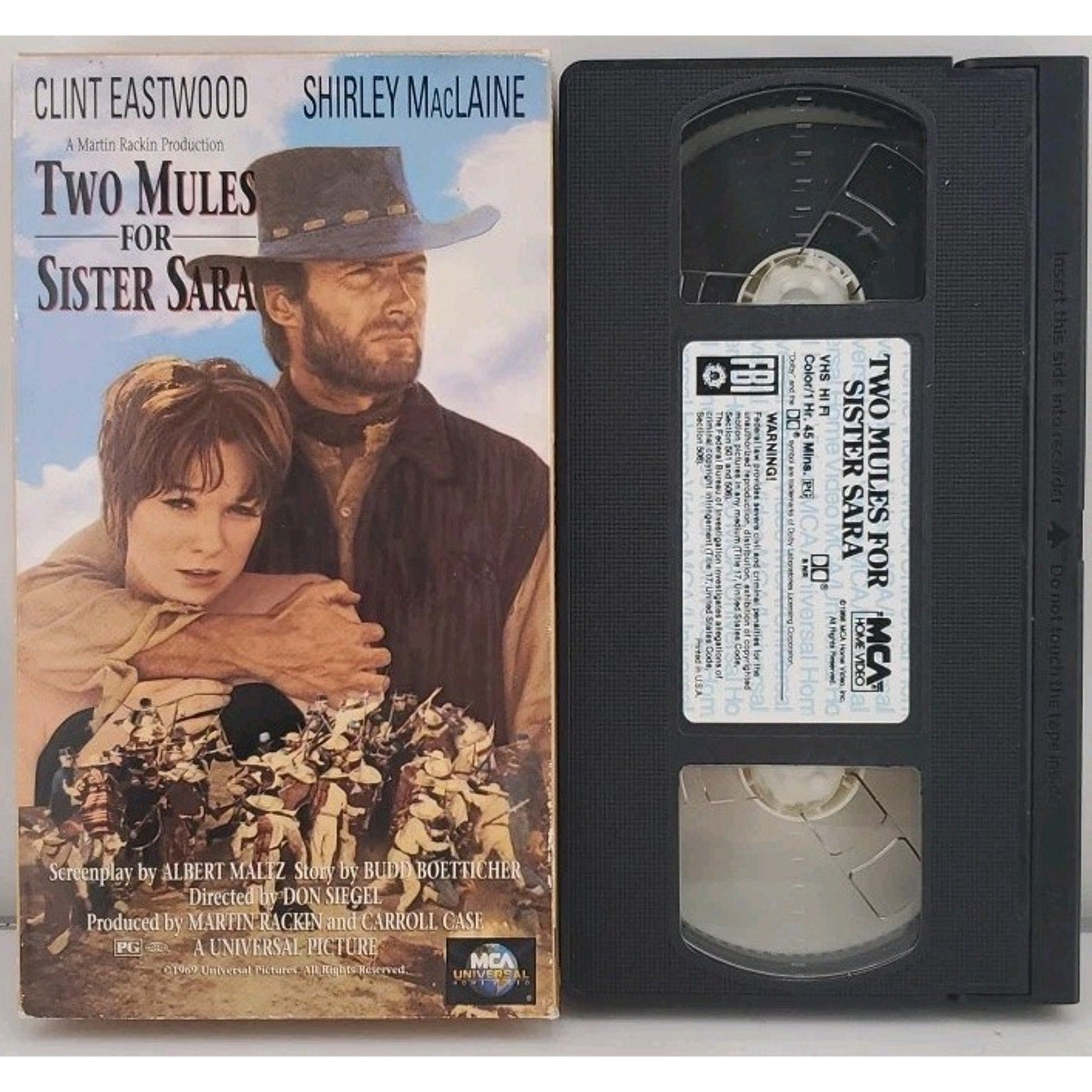 Two Mules for Sister Sara (VHS)