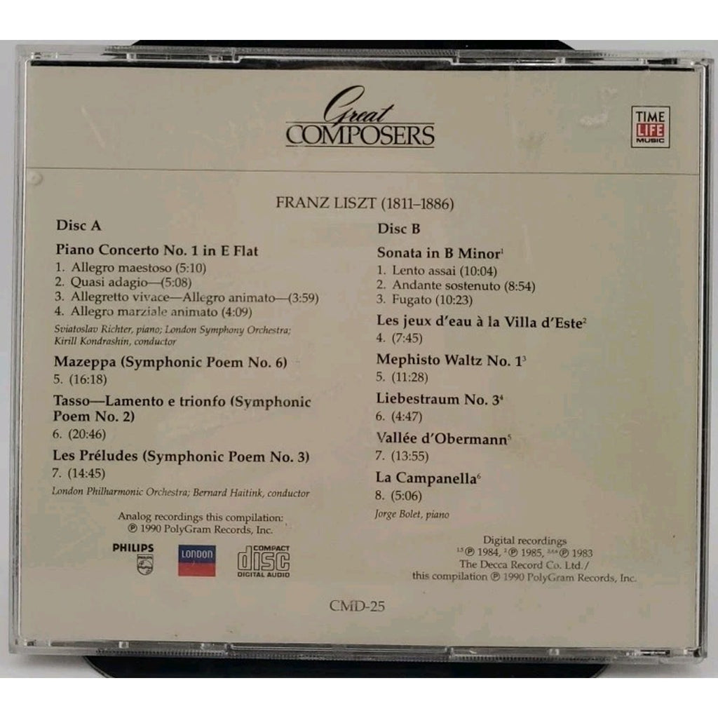 LISZT Great Composers 2 CD