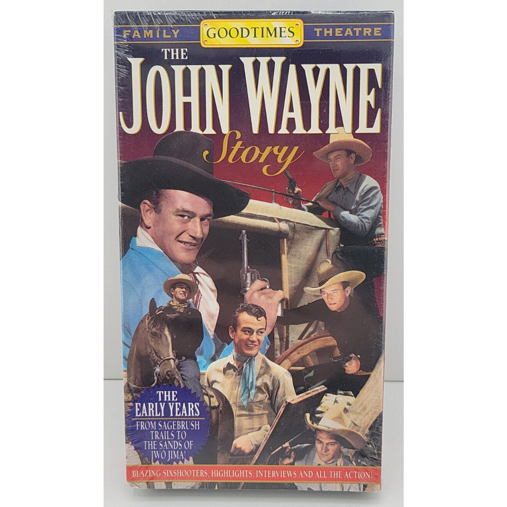 The John Wayne Story: The Early Years (VHS, 2001) *Brand New*