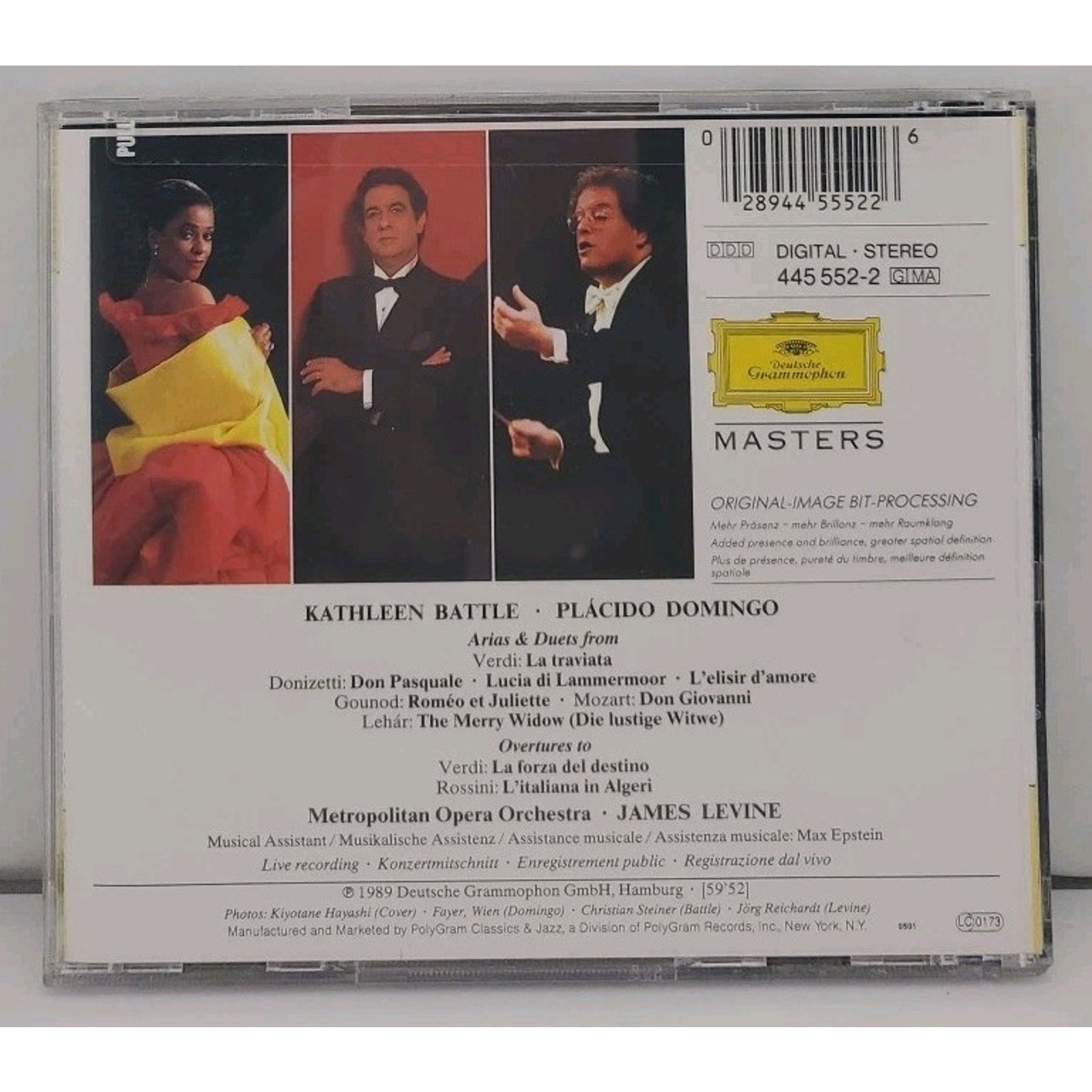 Battle & Domingo Live by Battle & Domingo / Metropolitan Opera Orchestra (CD)