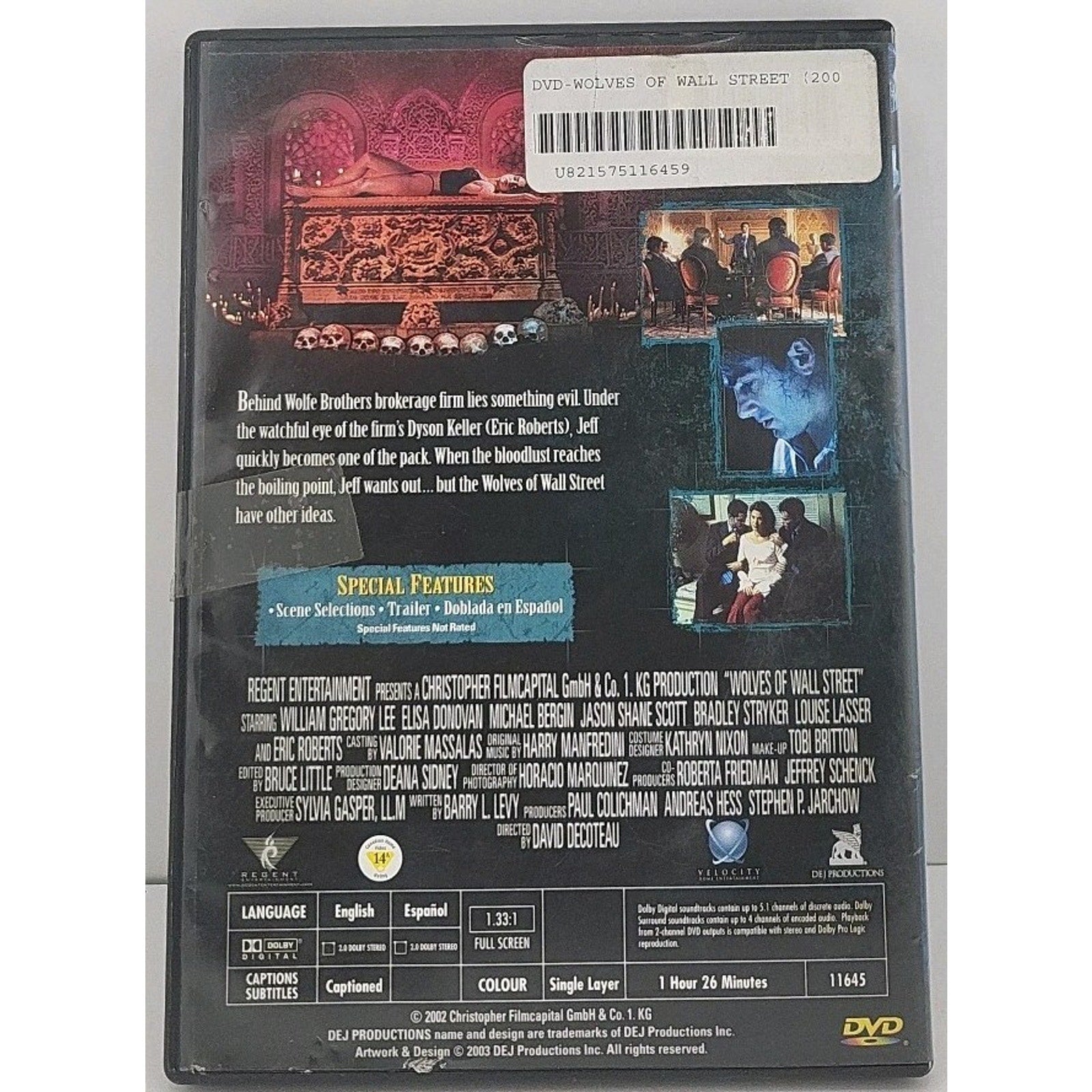 Wolves of Wall Street (DVD, 2002)