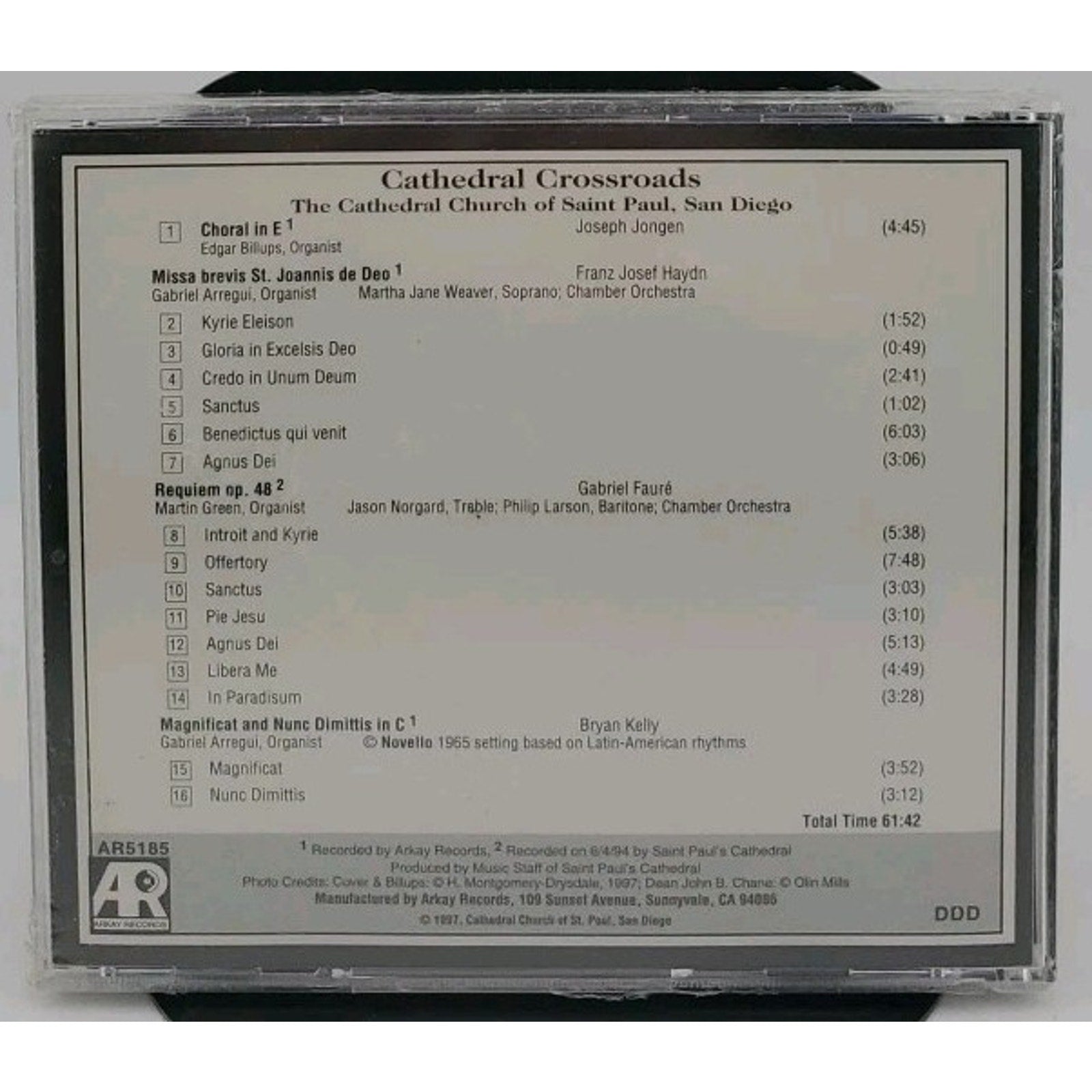 The Cathedral Church Of Saint Paul, San Diego CD *Brand New*
