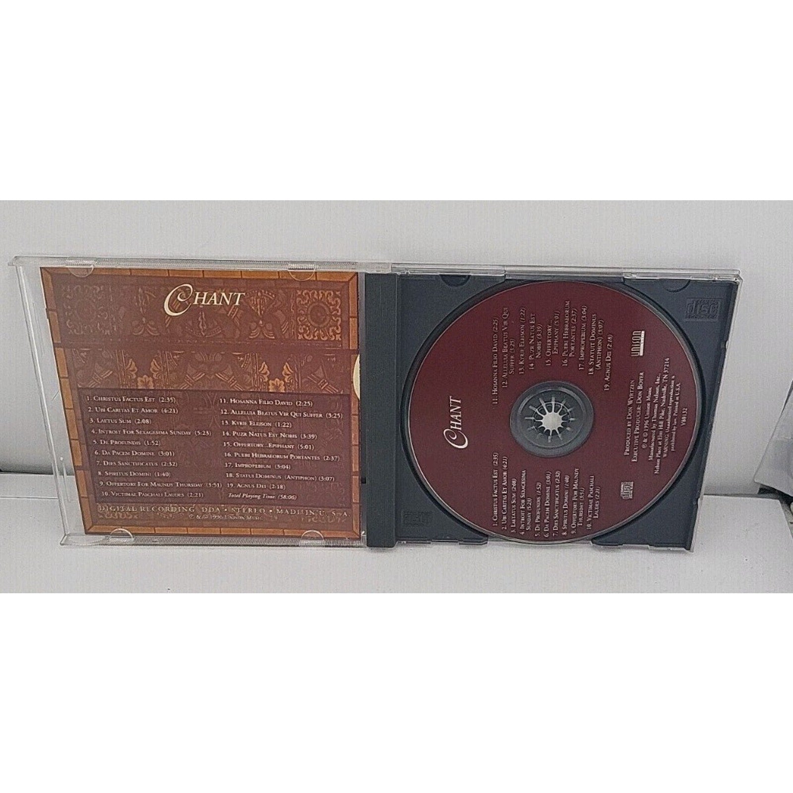 The Masterpiece Collection Chant CD