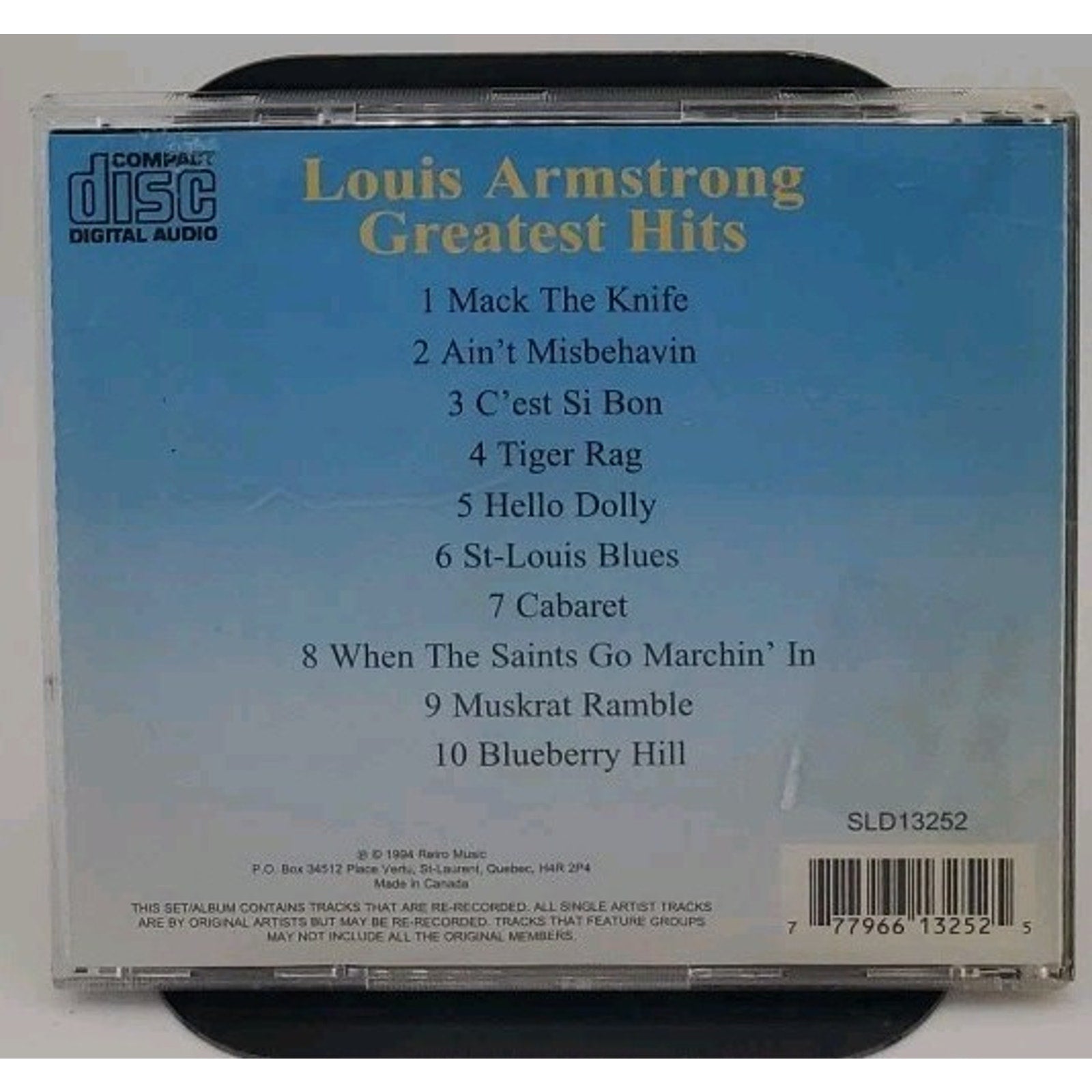 Greatest Hits by Louis Armstrong (CD, 1995)