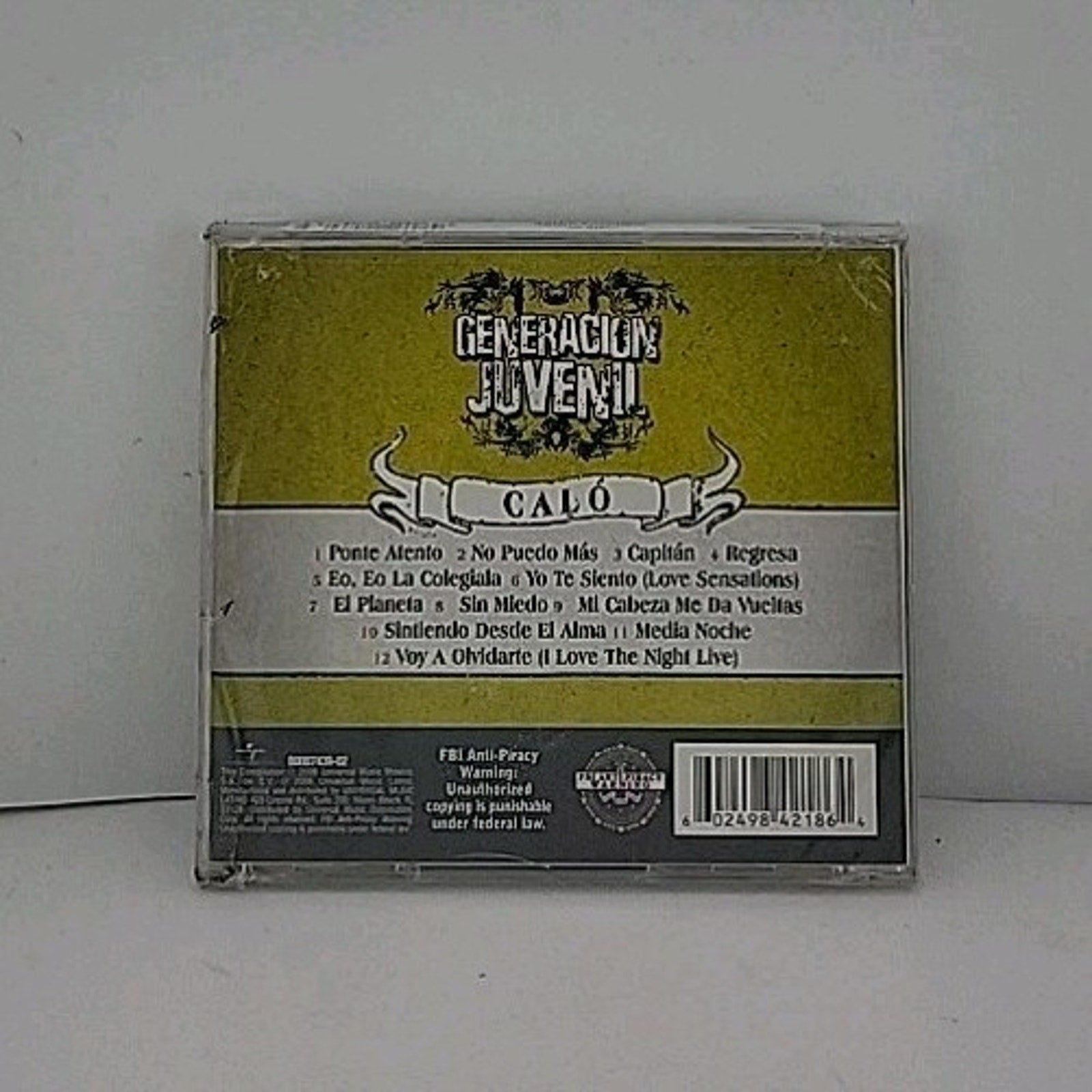 Generacion Juvenil by Calo (CD, 2006) *Brand New*