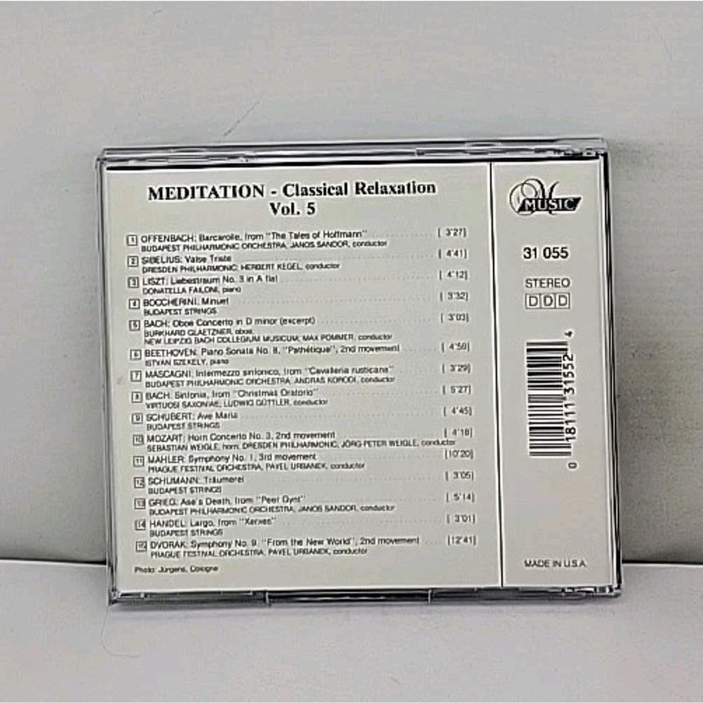 Classical Relaxation - Meditation Vol. 5 by Various (CD, 1998)