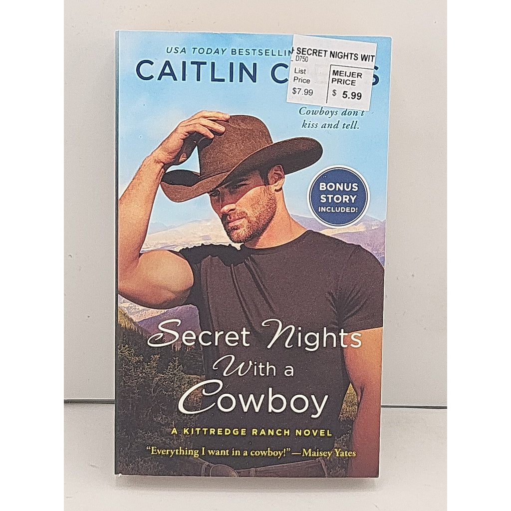 Secret Nights with a Cowboy : A Kittredge Ranch Novel by Caitlin Crews (2020,...