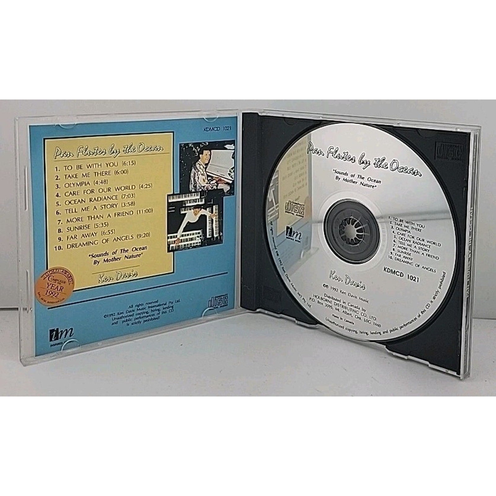 Pan Flutes By The Ocean Ken Davis (1992) Audio CD