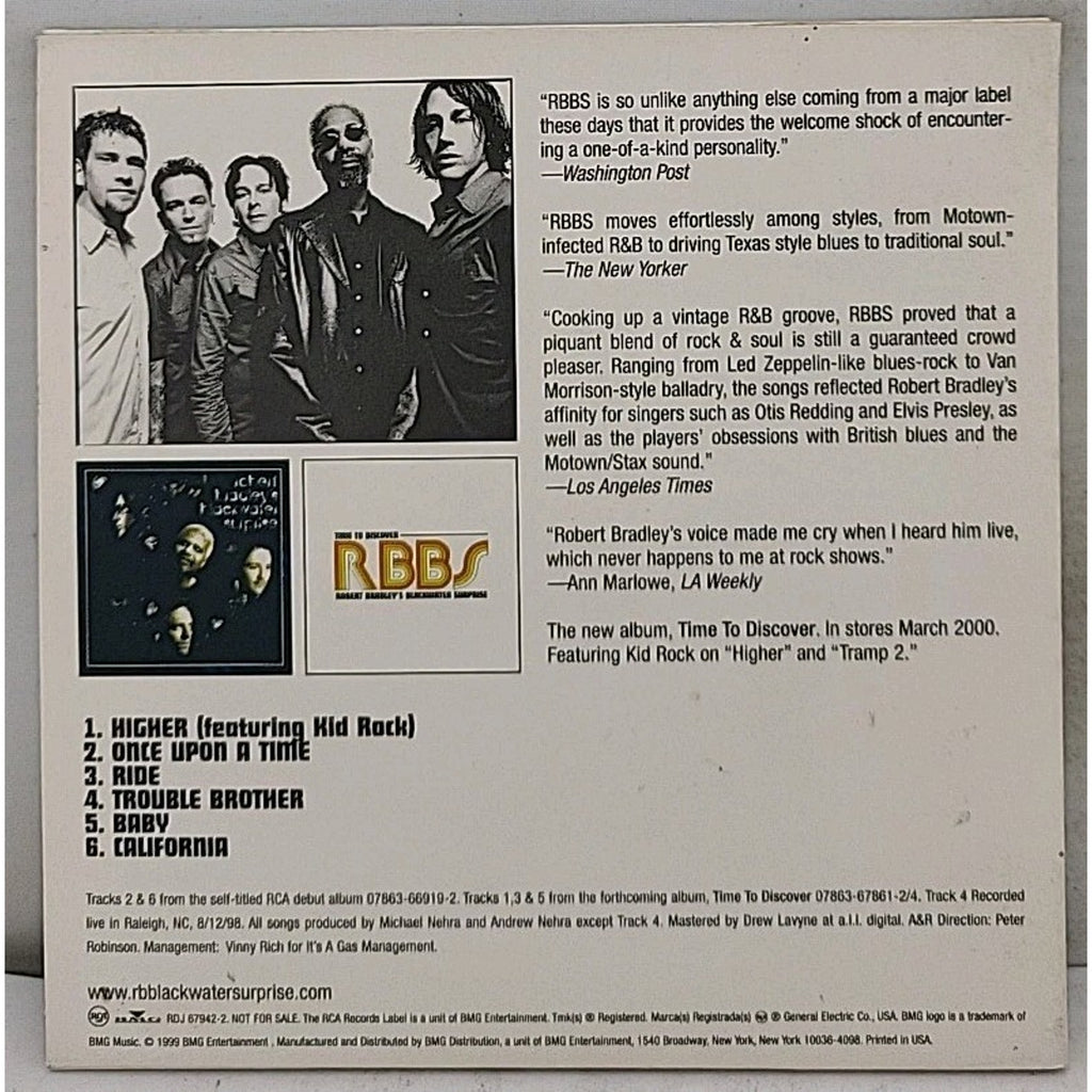 Robert Bradley's Blackwater Surprise CD