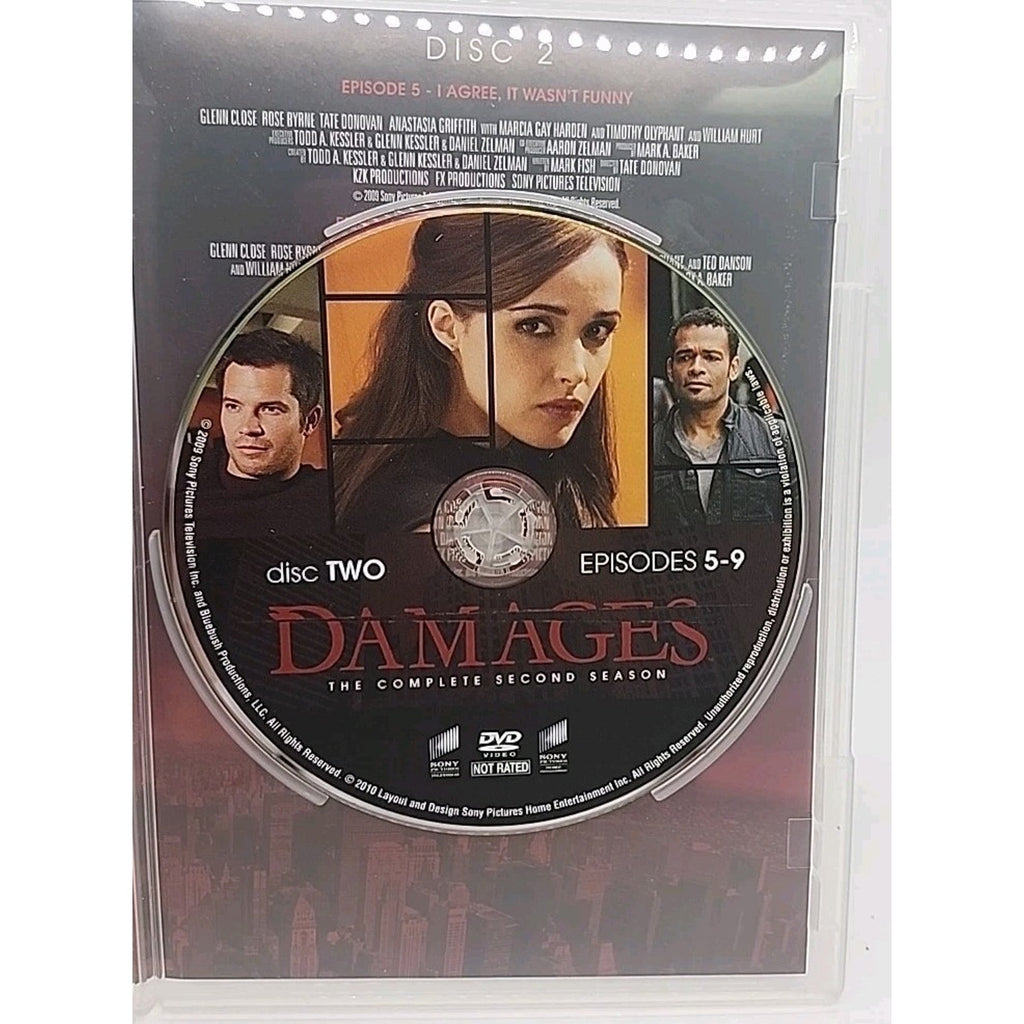 Damages: The Complete Second Season (DVD, 2010, 3-Disc Set)
