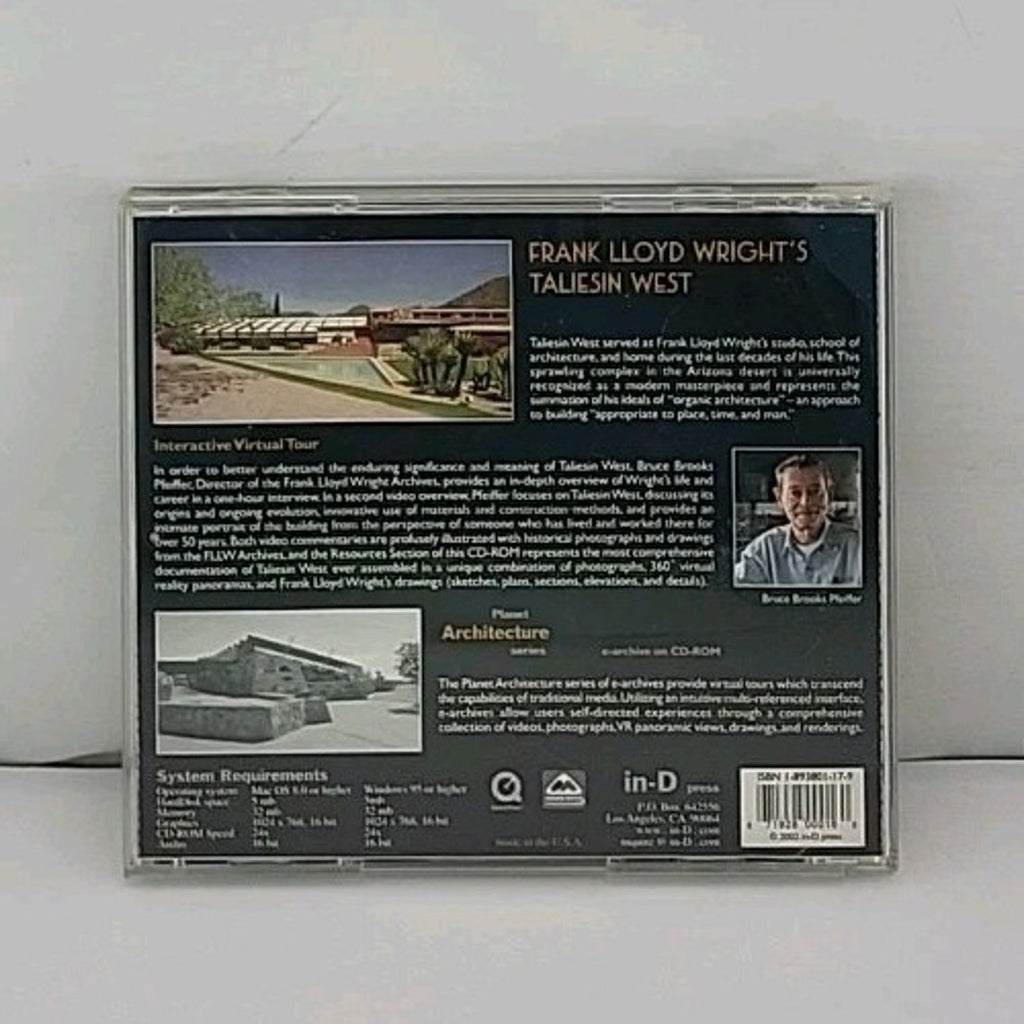 Frank Lloyd Wright's Taliesin West PC CD Planet Architecture 2002 w1s1 1256