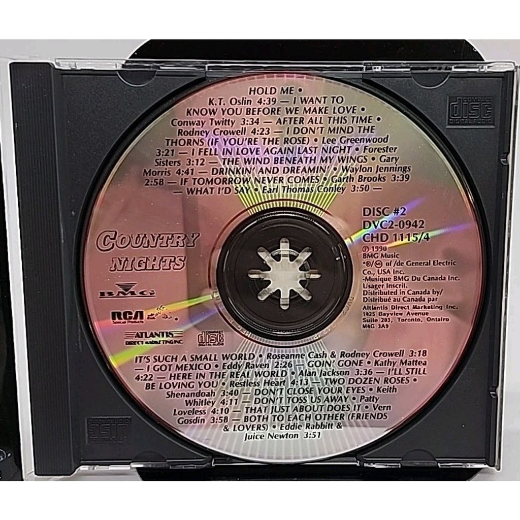 Country Nights (Disc #2 ONLY) BY Various Artists (CD, 1990)