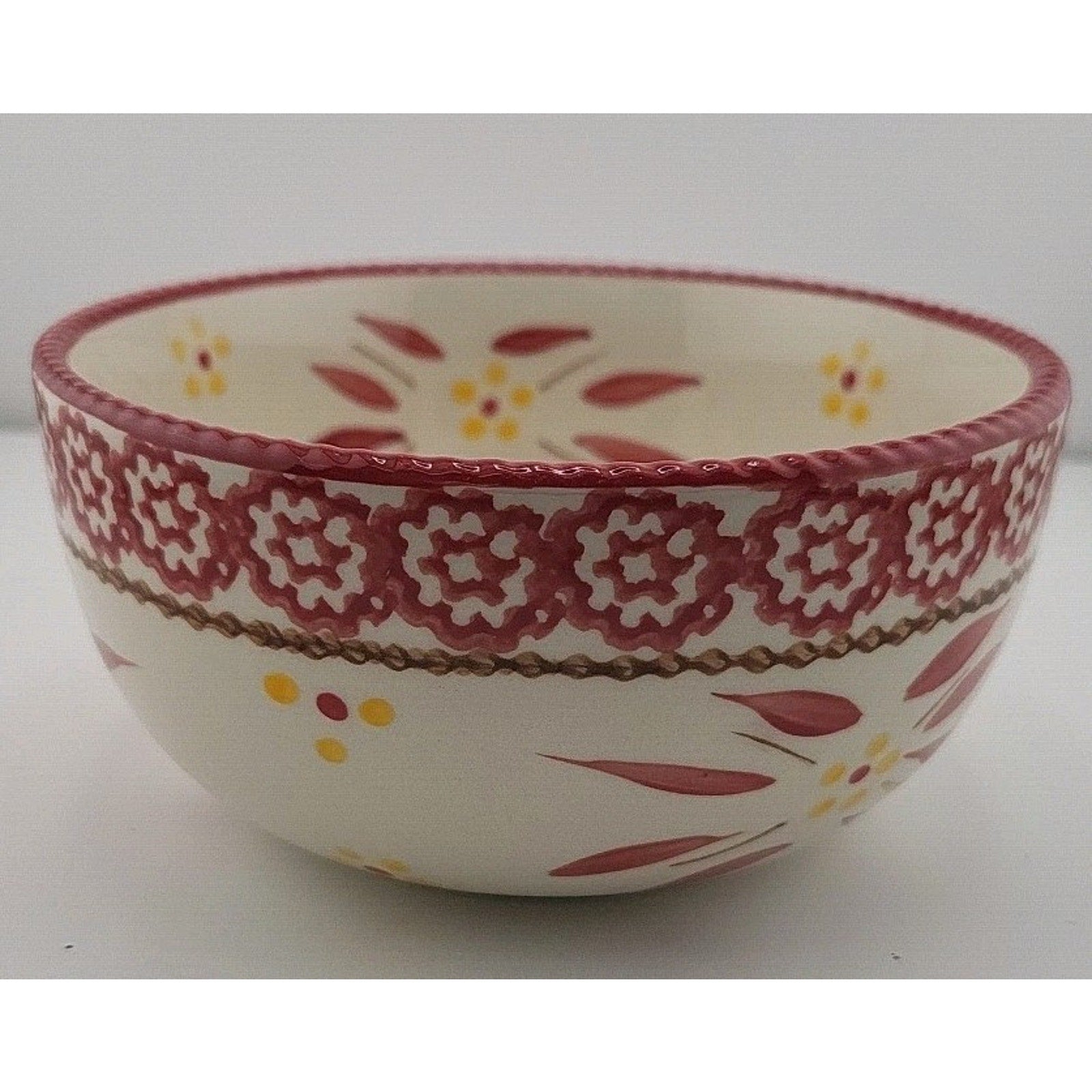 Temp-tations by Tara Old World Cranberry 18oz Bowls Set of 4