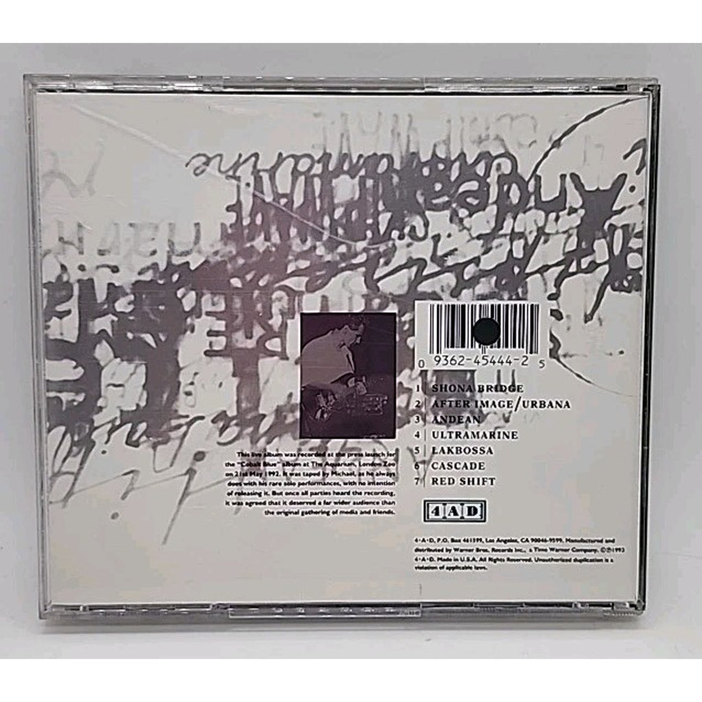 Live at the Aquarium: London Zoo 21 May 1992 by Michael Brook (CD, Oct-1993, 4AD