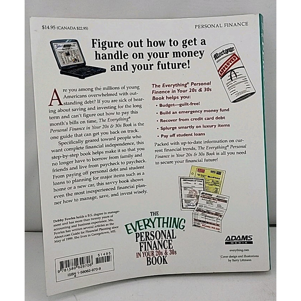 Everything® Personal Finance in Your 20s and 30s Book : Erase Your Debt,...