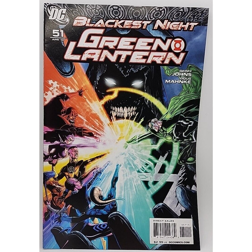 Green Lantern #51 Blackest Night - 2010 DC Comics