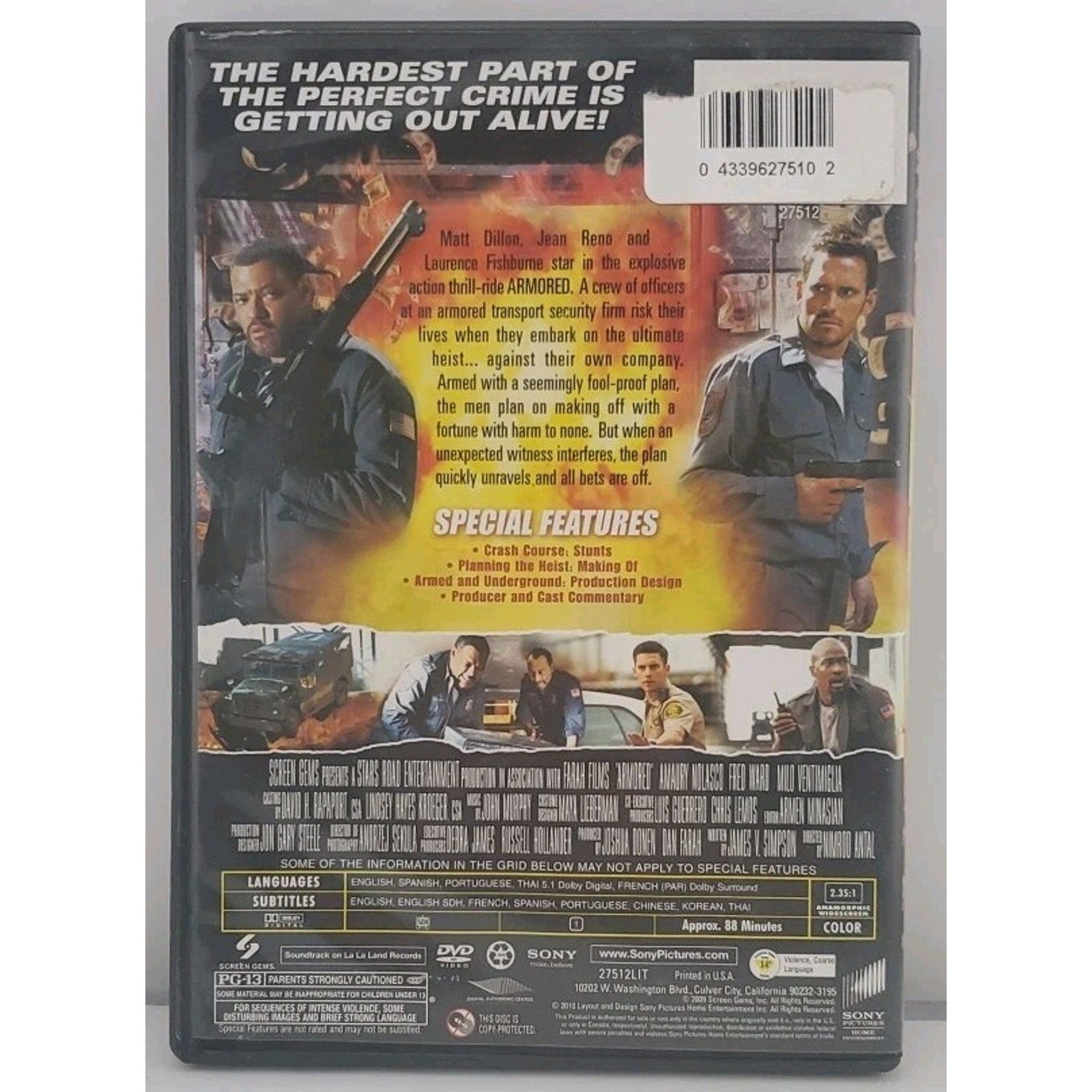 Armored (DVD, 2009)