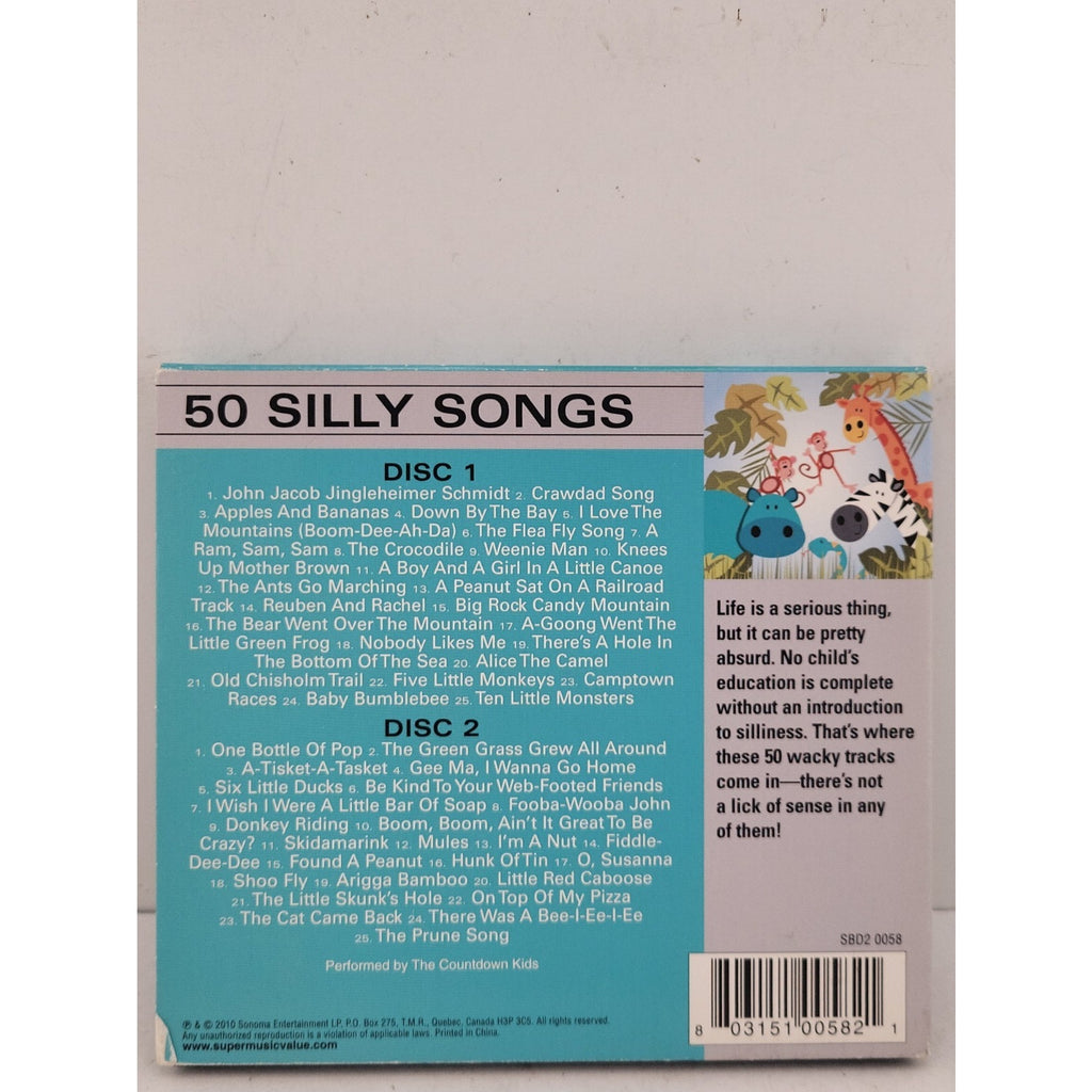 50 Silly Songs by Various (CD, 2010)