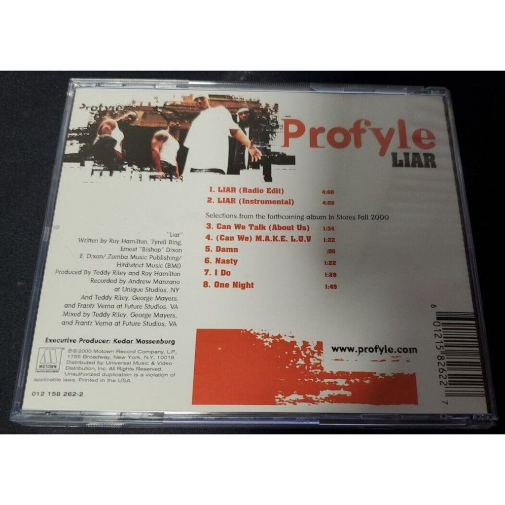 Liar Remix [Single] by Profyle (CD, Aug-2000, Motown)