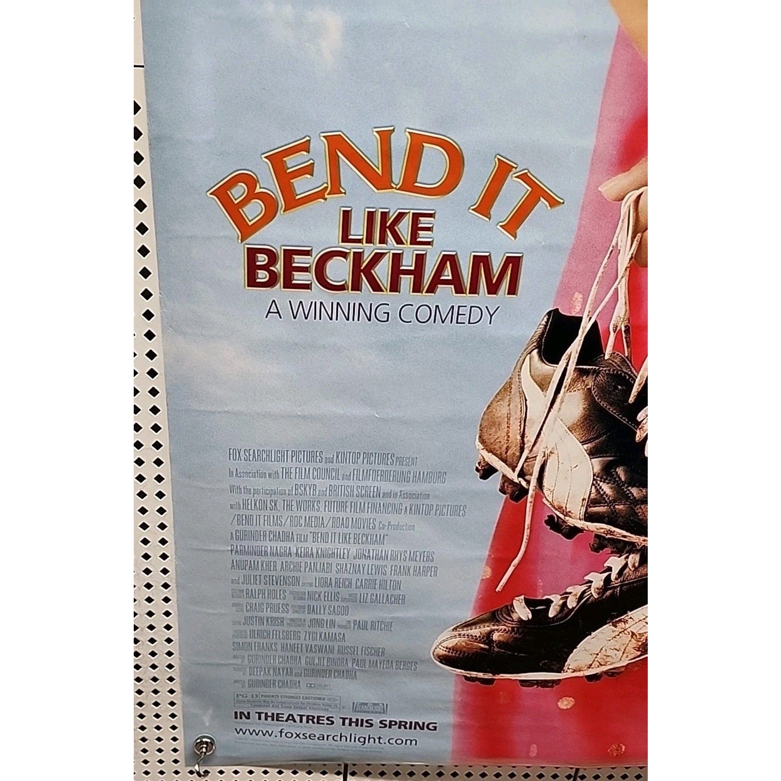 Bend It Like Beckham Movie Poster 2 Sided Original 27x40 Keira Knightley