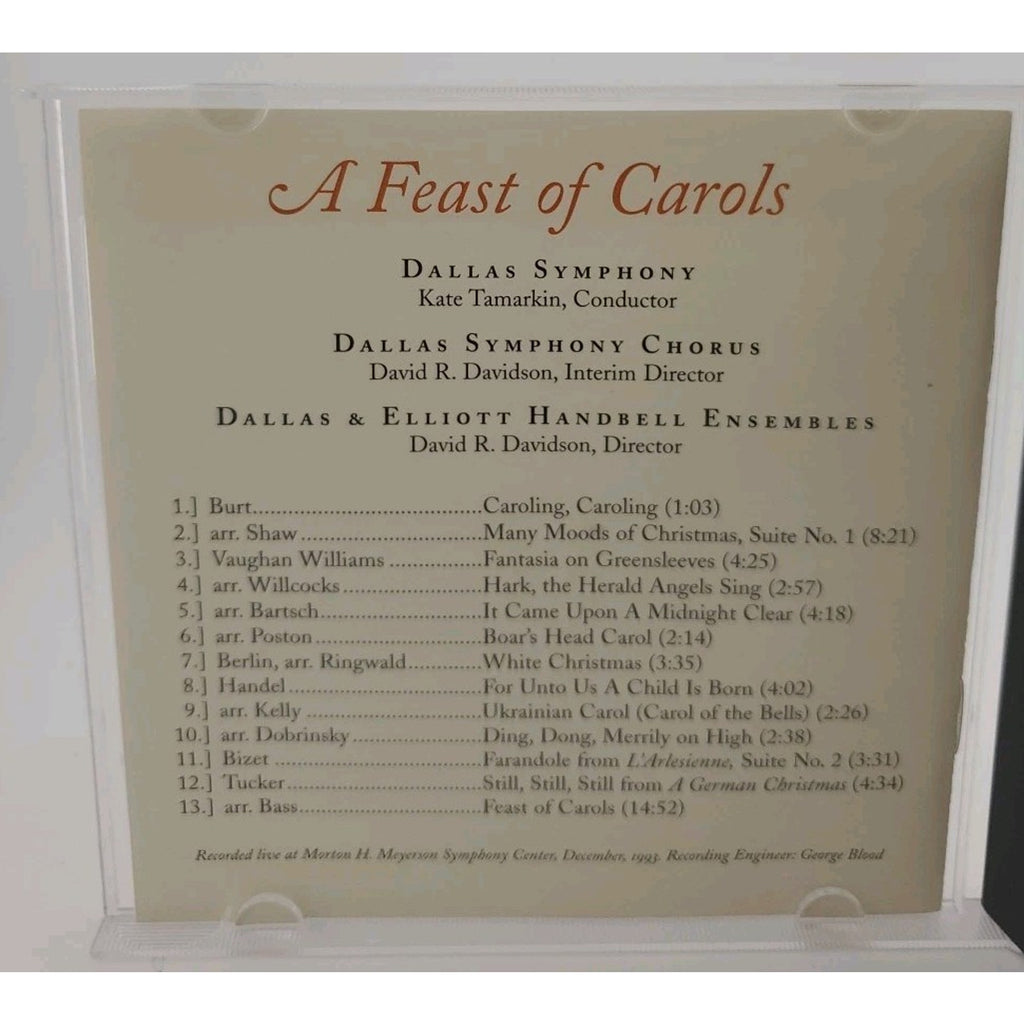 A Feast of Carols by The Dallas Symphony Orchestra & Chorus (CD)