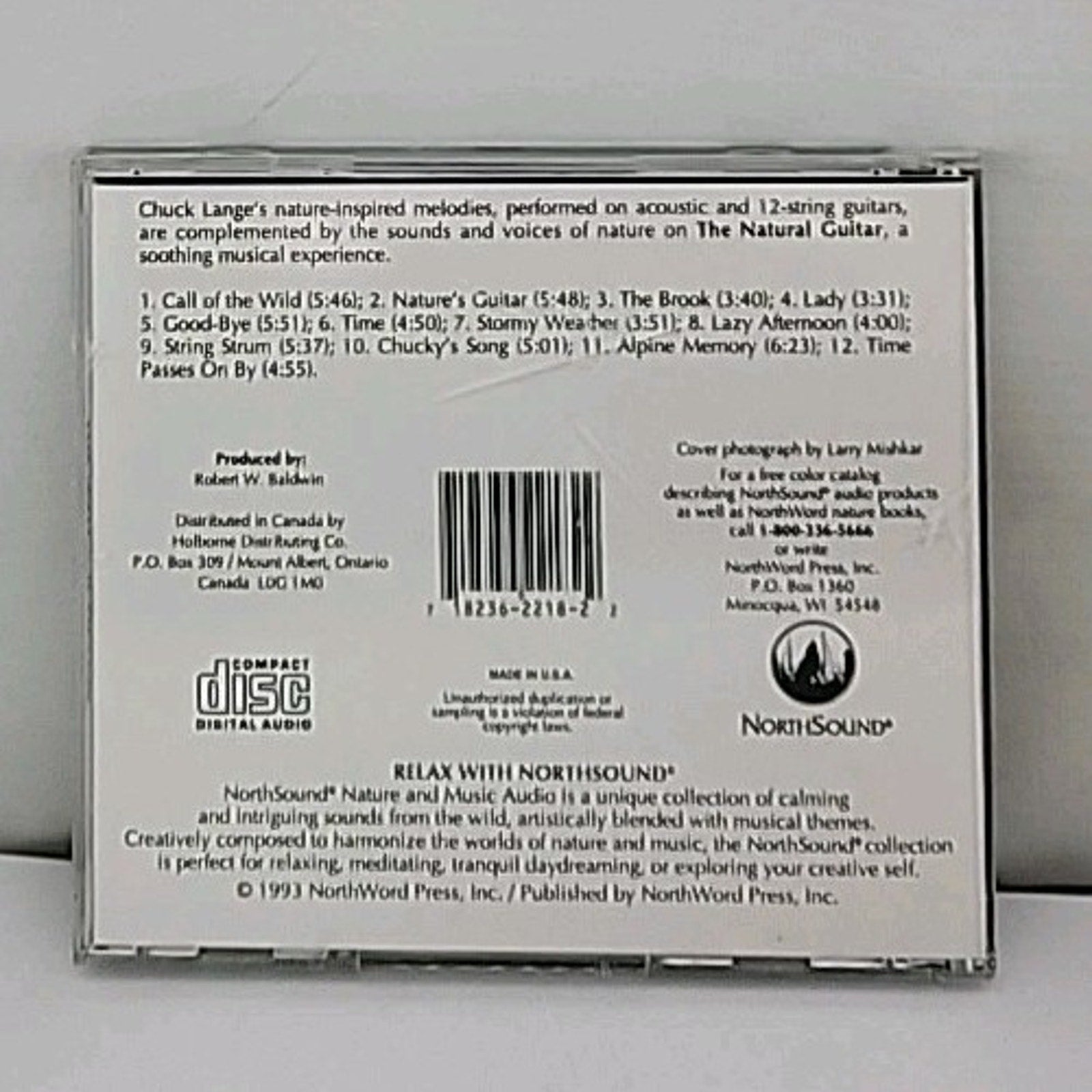 The Natural Guitar - North Sound Instrumental Piano Music Relaxation - CD