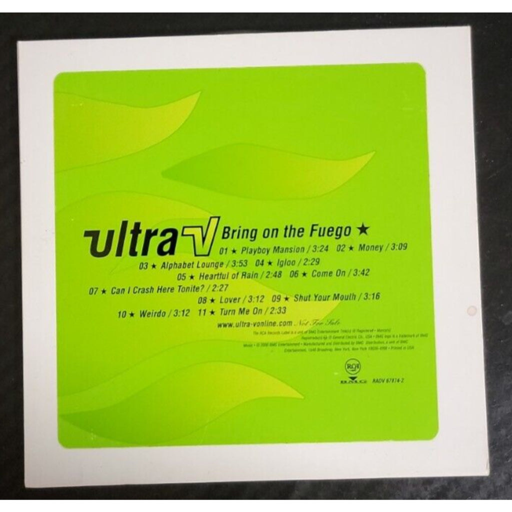 Ultra V Bring On The Fuego CD