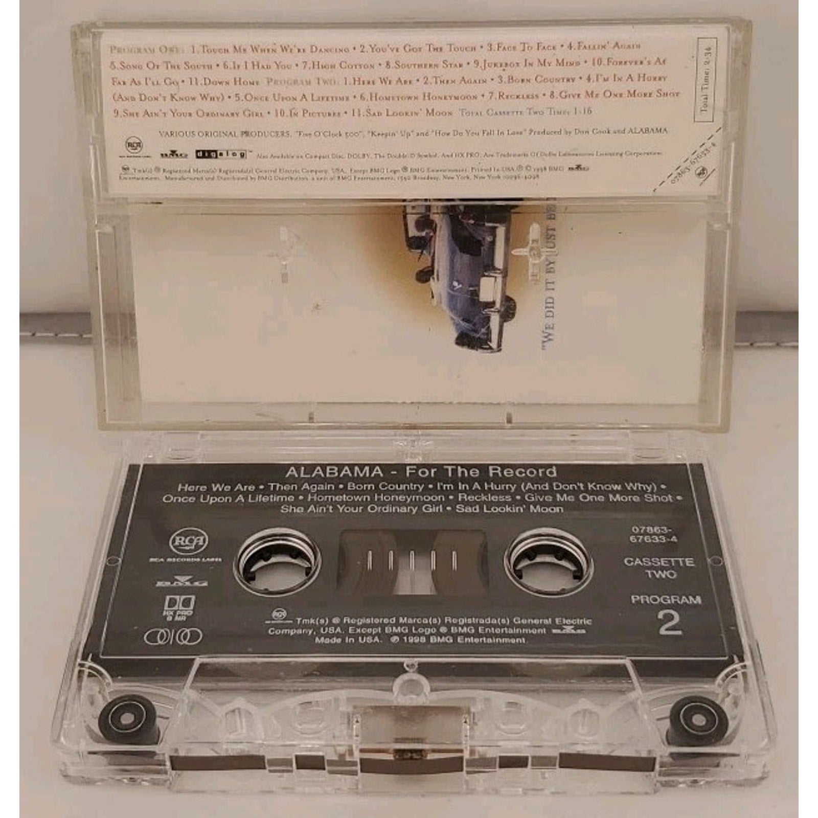 Alabama For The Record Number One Hits 41 Cassette 2 Country Music