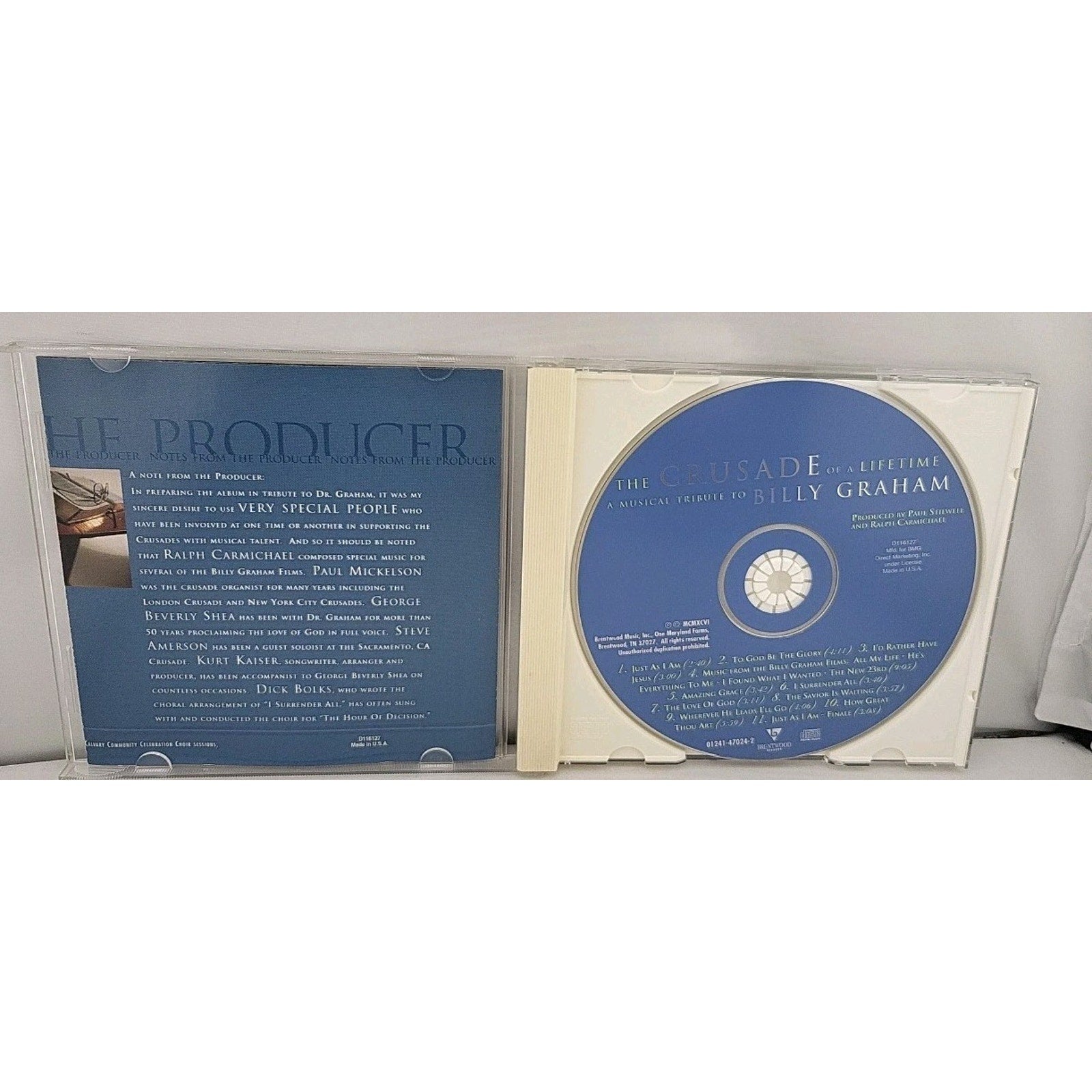 The Crusade of a Lifetime a Musical Tribute to Billy Graham CD