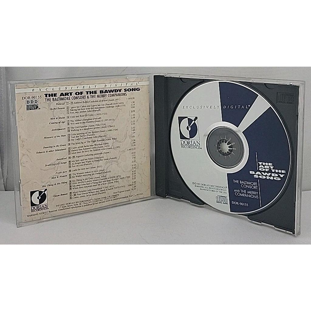 Art of the Bawdy Song by Baltimore Consort / Companions (CD, 1993)