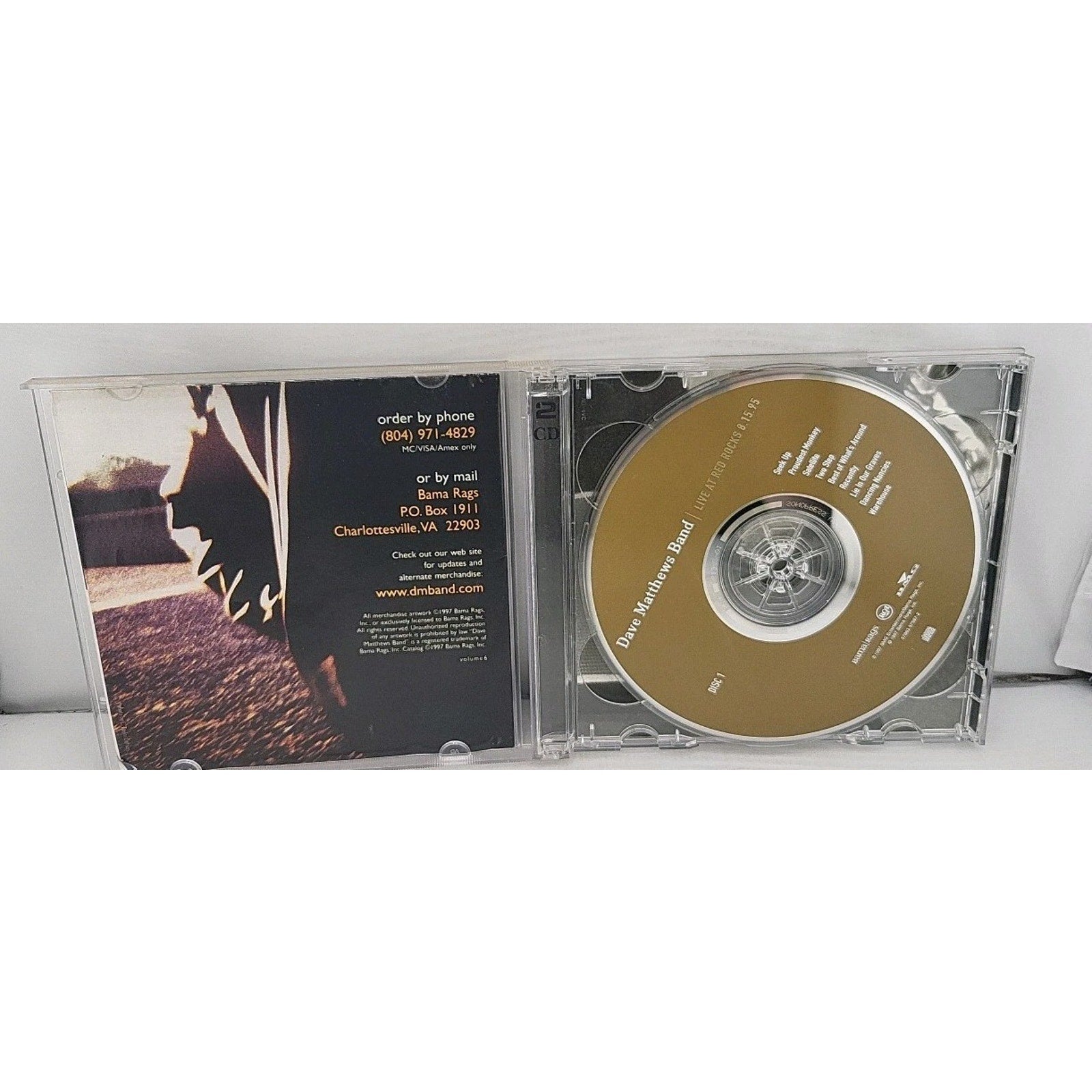 Live at RED Rocks 1995 by Dave Matthews (CD, 1997) 2 Disc