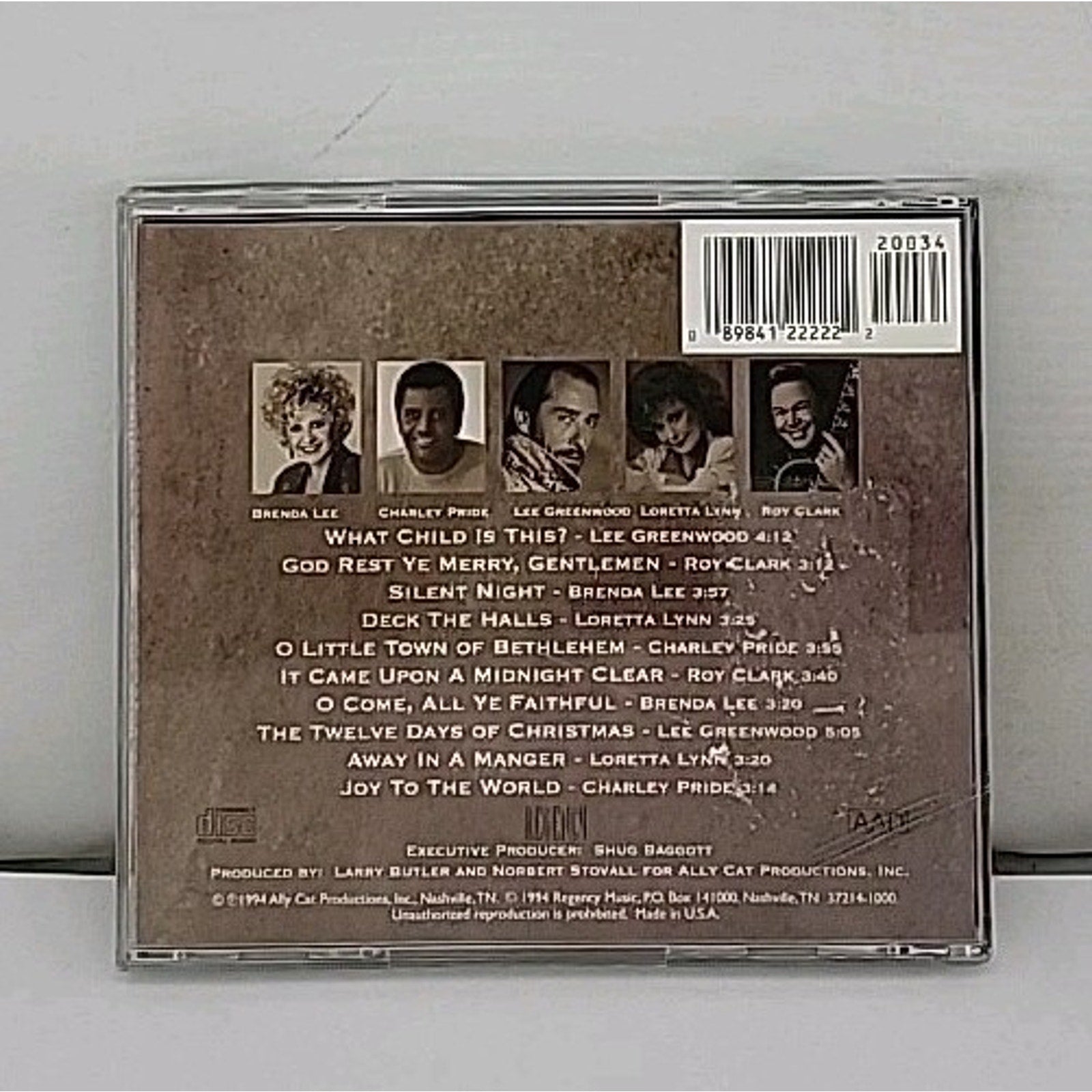 Christmas with the Legends of Country by Various Artists (CD, 1994 Regency)