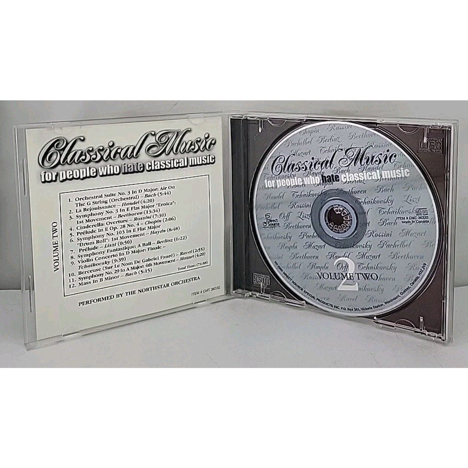 Vol. 2 by Classical Music for People Who Hate Classic 2 /V (CD, 2001)