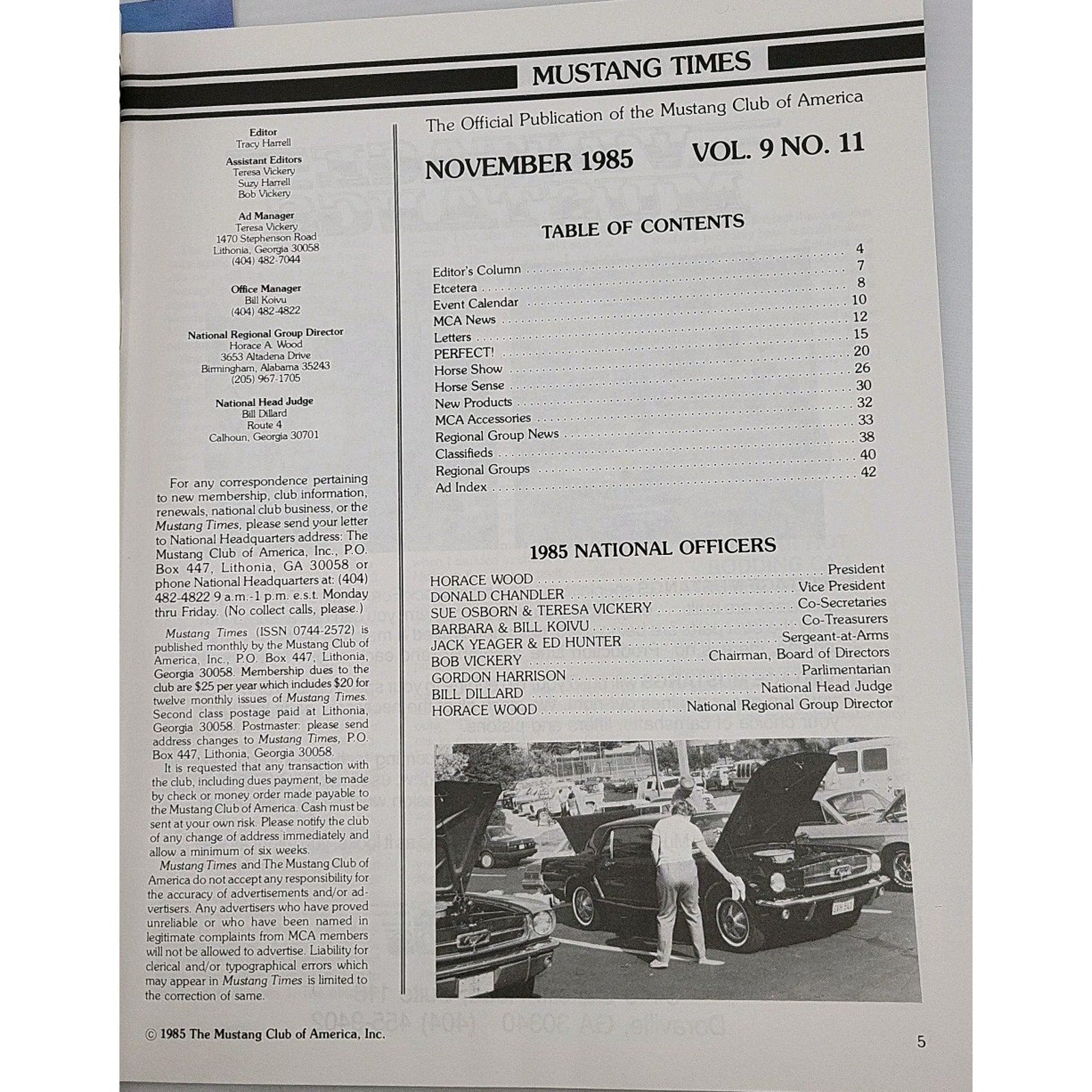 Mustang Times 1985 November Magazine