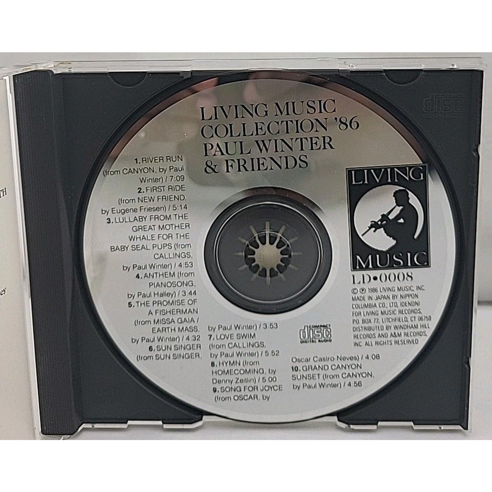 Paul Winter & Friends Living Music Collection '86 CD Album
