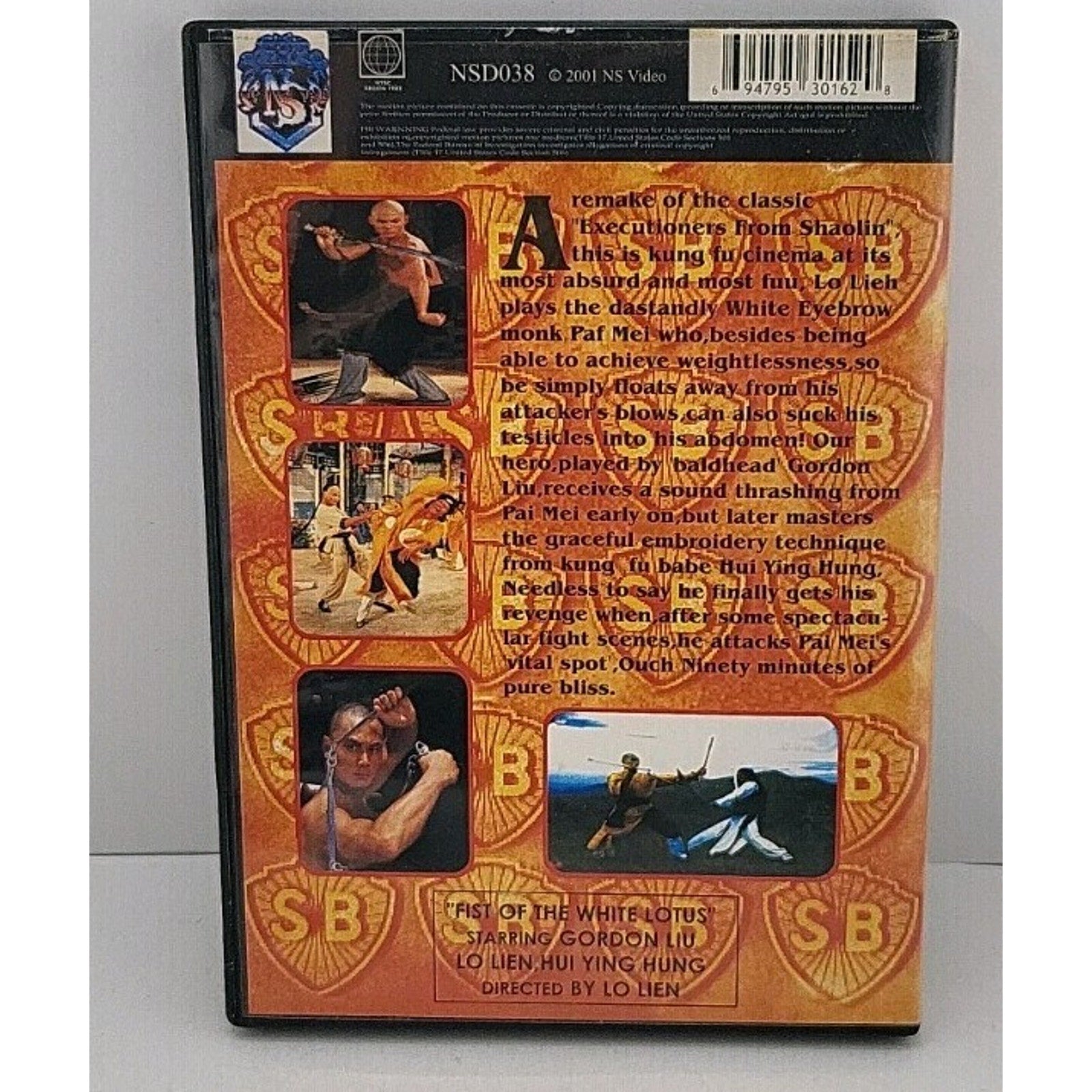Fists of the White Lotus (DVD, 2001, Collectors Edition)