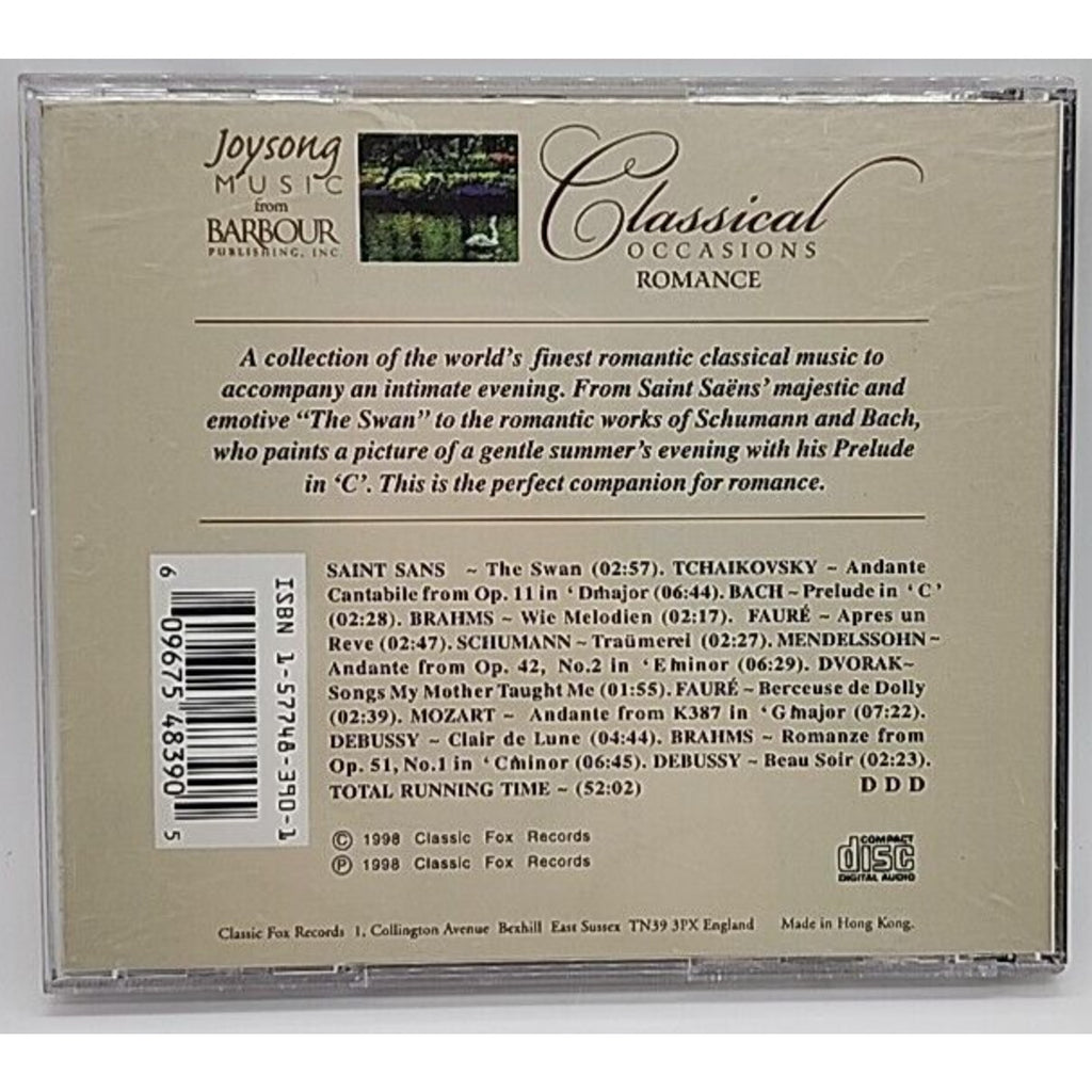 Classical Occasions - Romance [Evocative Music for the Special Mood] - Music CD