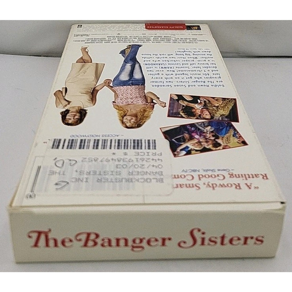 The Banger Sisters (VHS, 2003) Blue Cassette