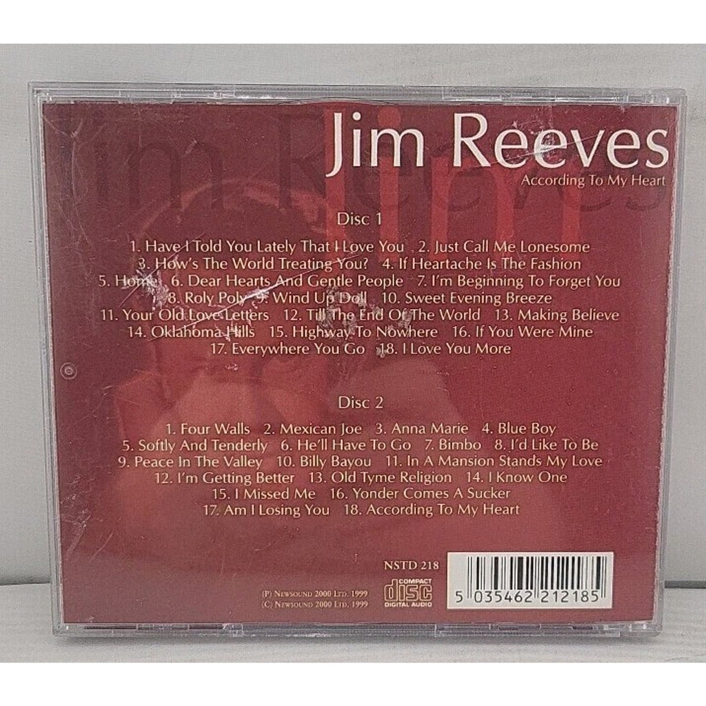 According to My Heart [RCA Victor] by Jim Reeves (CD, Jan-2004, Newsound 2000)