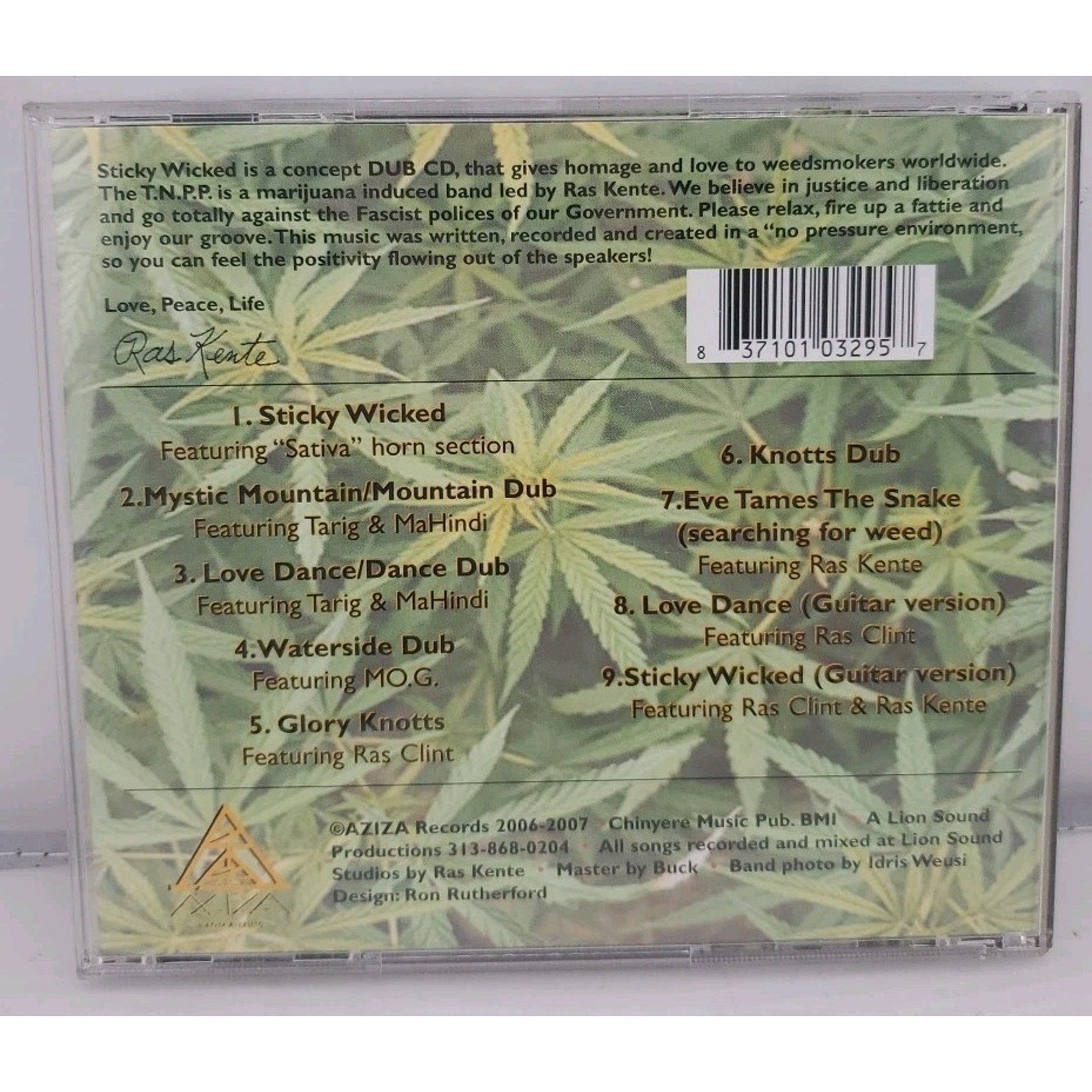 Sticky Wicked Dub by Ras Kente (CD, May-2005, Aziza)