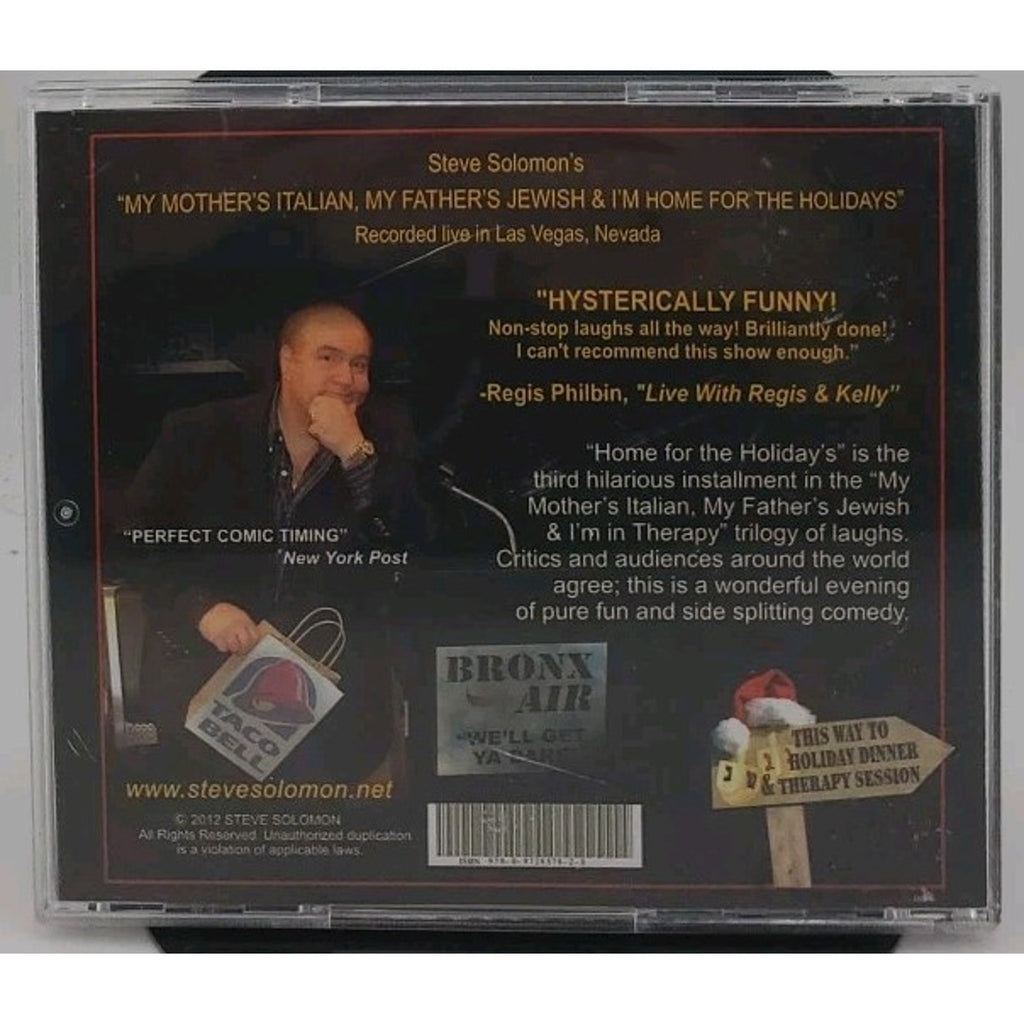 Steve Solomon's My Mother's Italian My Father's Jewish Im Home (CD)