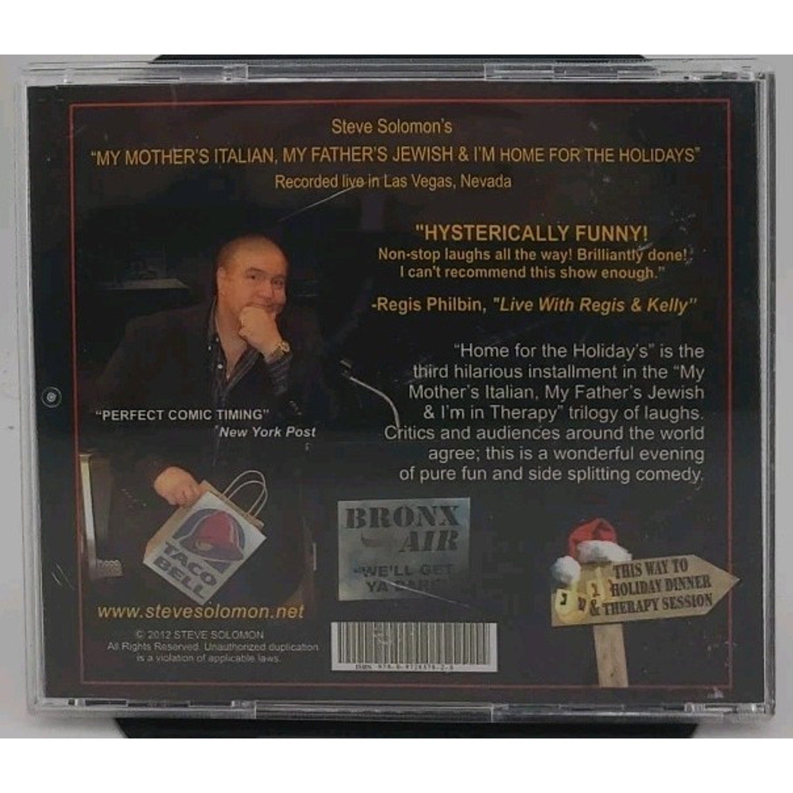 Steve Solomon's My Mother's Italian My Father's Jewish Im Home (CD)