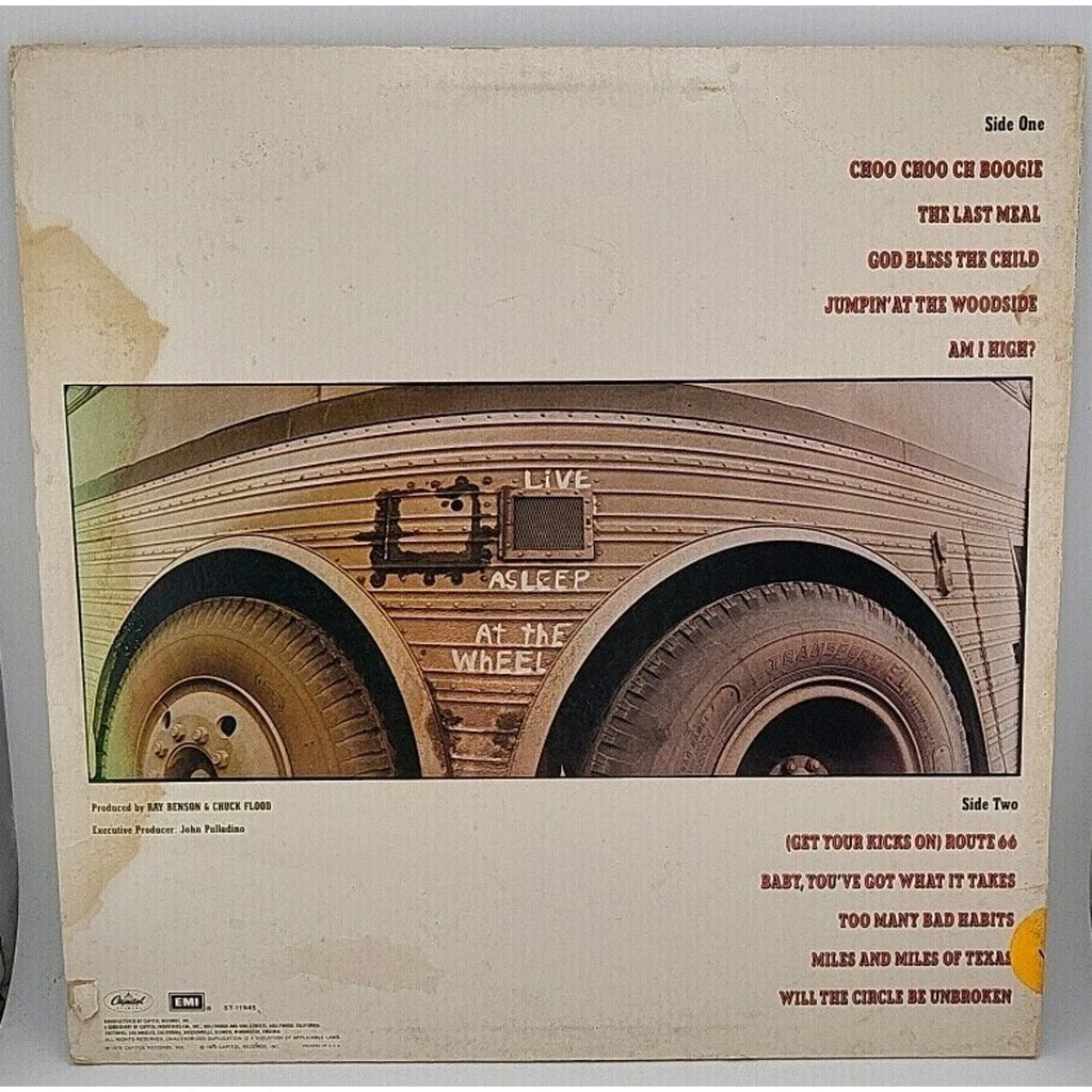 Asleep At The Wheel Served Live 1979 Vinyl LP ST-11945
