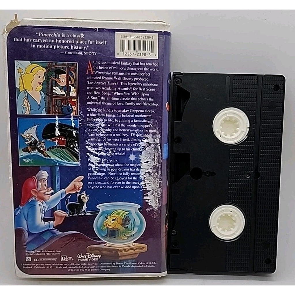 Pinocchio (VHS, 1993, Special Edition)
