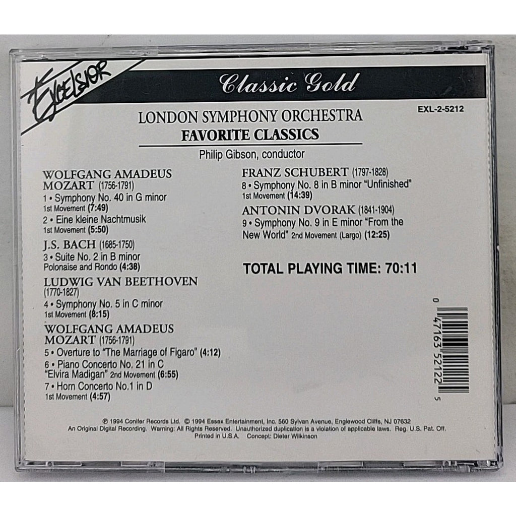 Favorite Classics - Audio CD By London Symphony Orchestra