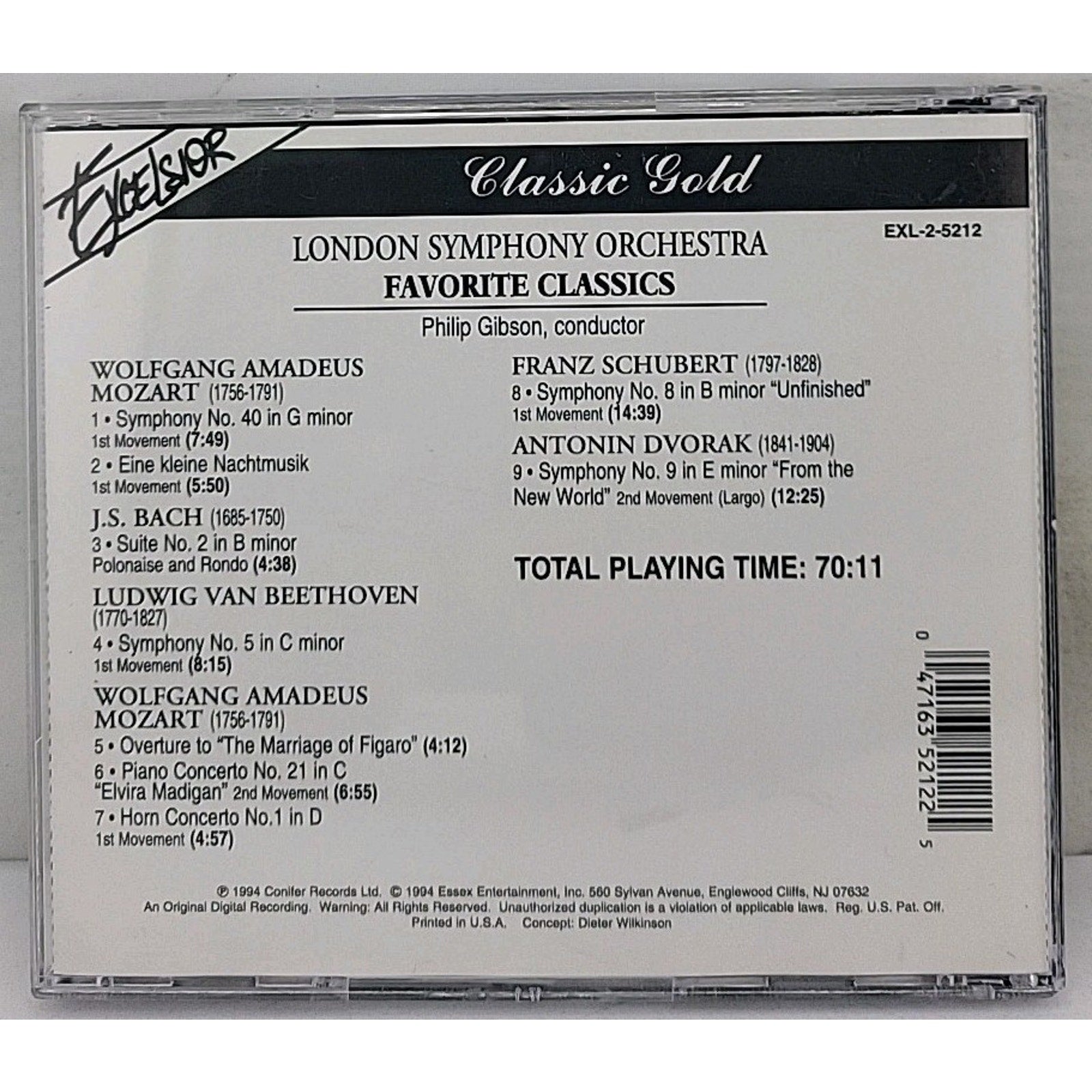 Favorite Classics - Audio CD By London Symphony Orchestra