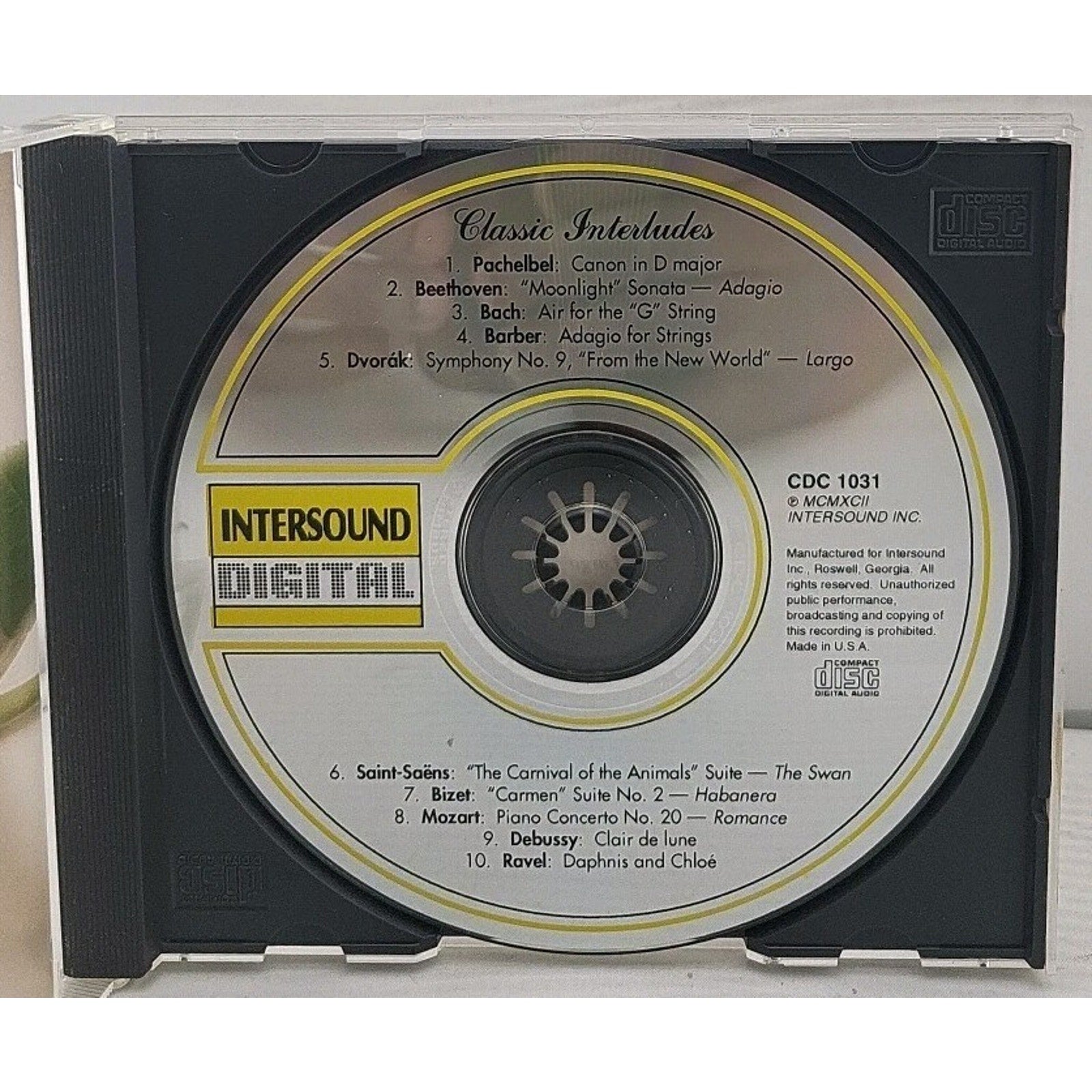 Classic Interludes by Various Artists (CD, 1992, Intersound)
