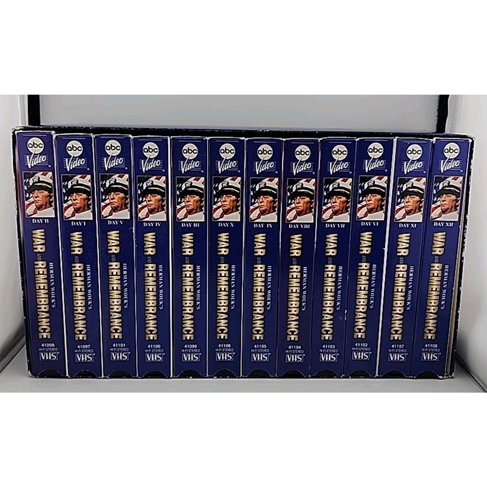 Herman Wouk's War And Remembrance 12 VHS Collectors Set Parts I-XII