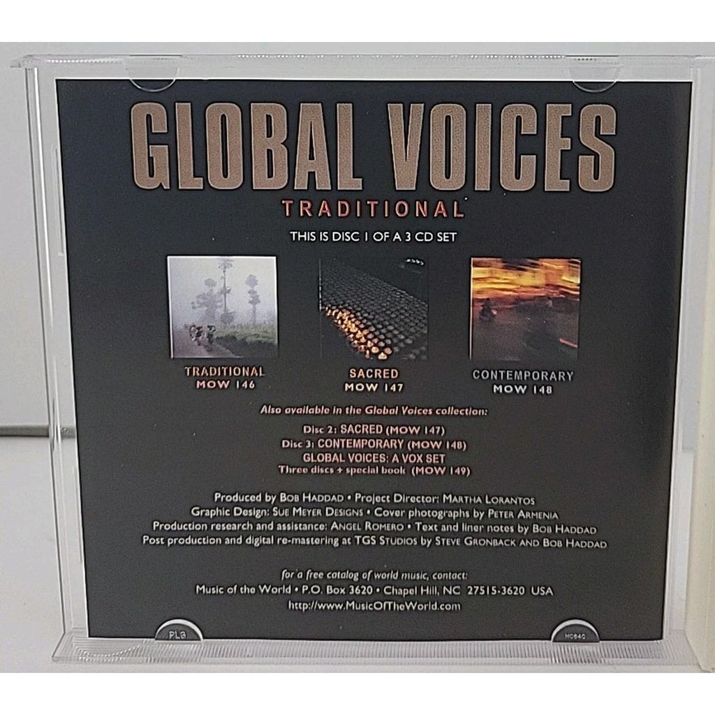 Traditional Global Voices by Various Artists (CD, Mar-2000, Music Of The World)
